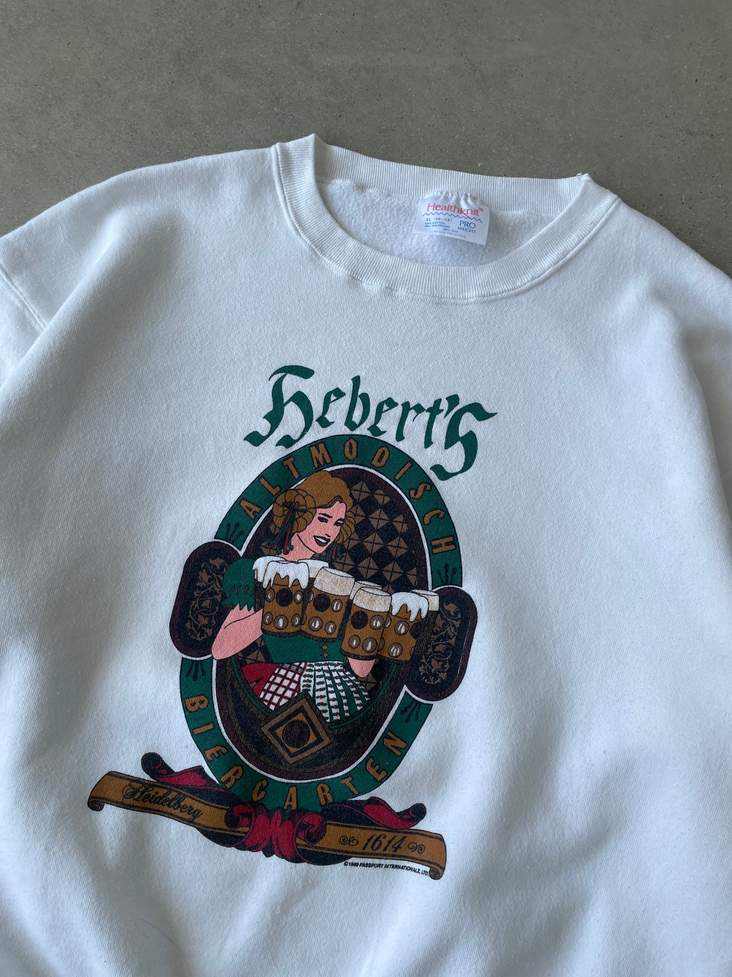 Vintage Herbert’s Altmodisch Biergarten Sweatshirt - XL