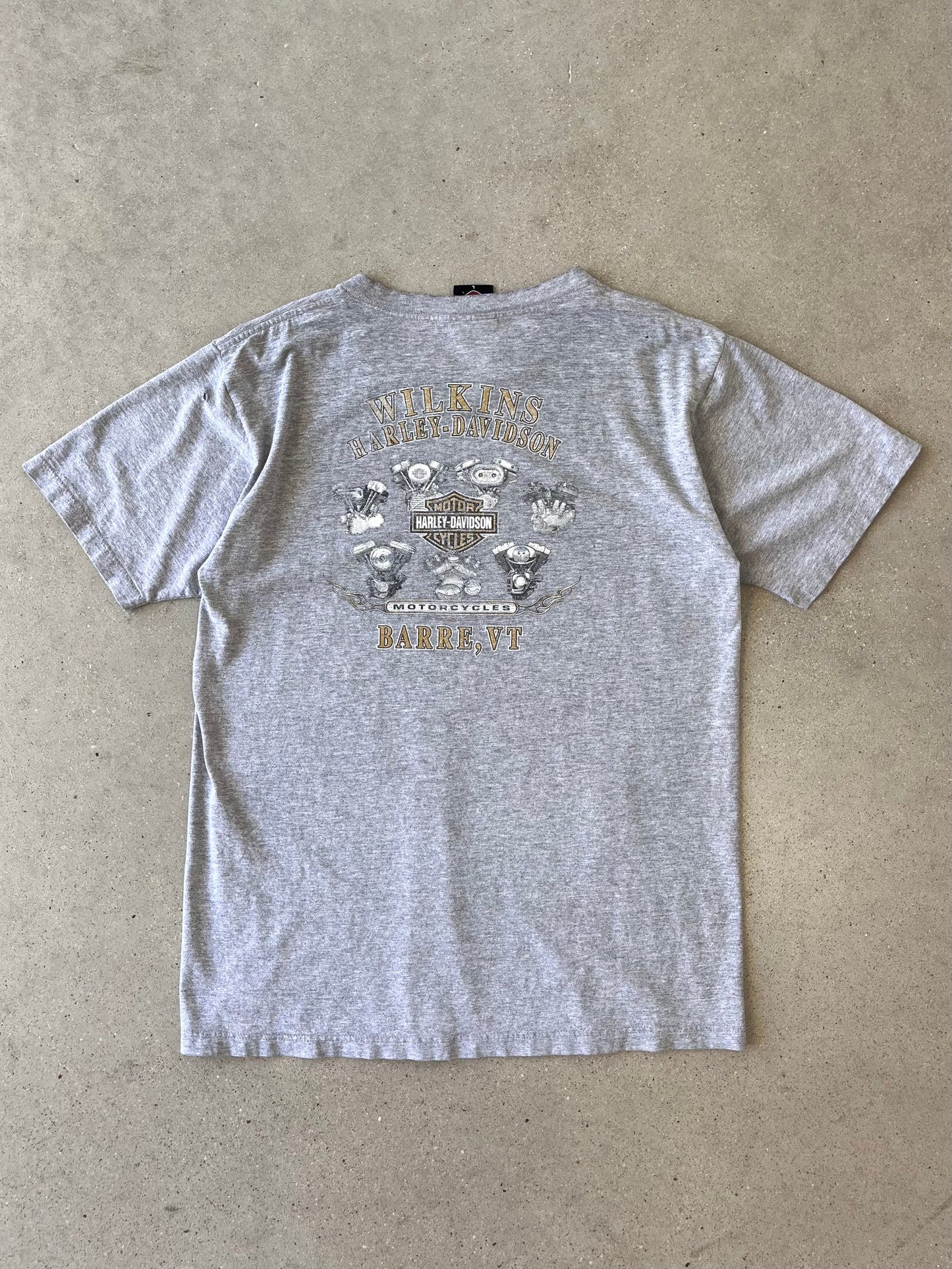 Vintage Wilkins Harley Davidson Tee - L