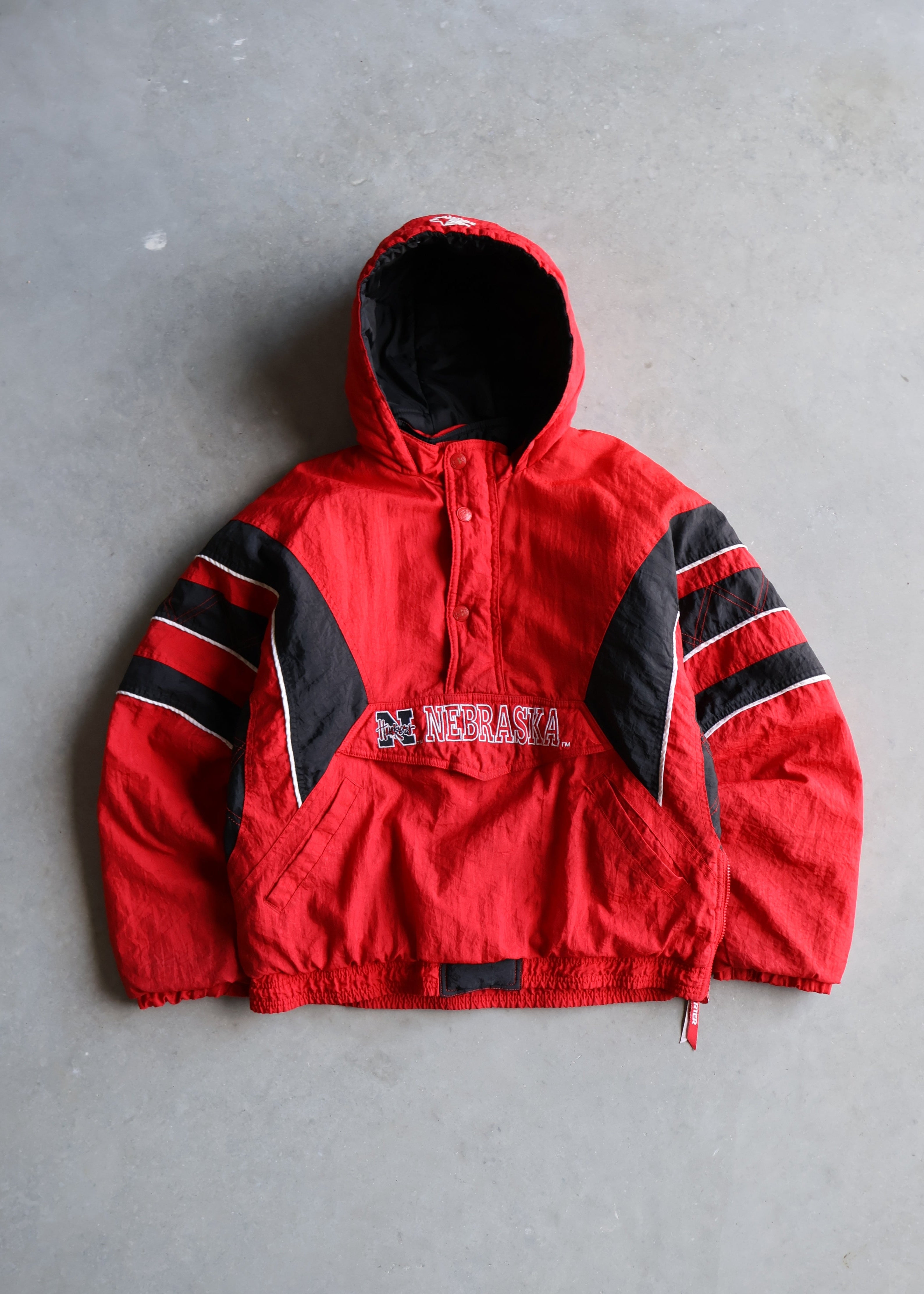 Vintage 1990s Nebraska Huskers Starter Puffer Jackets (XL)