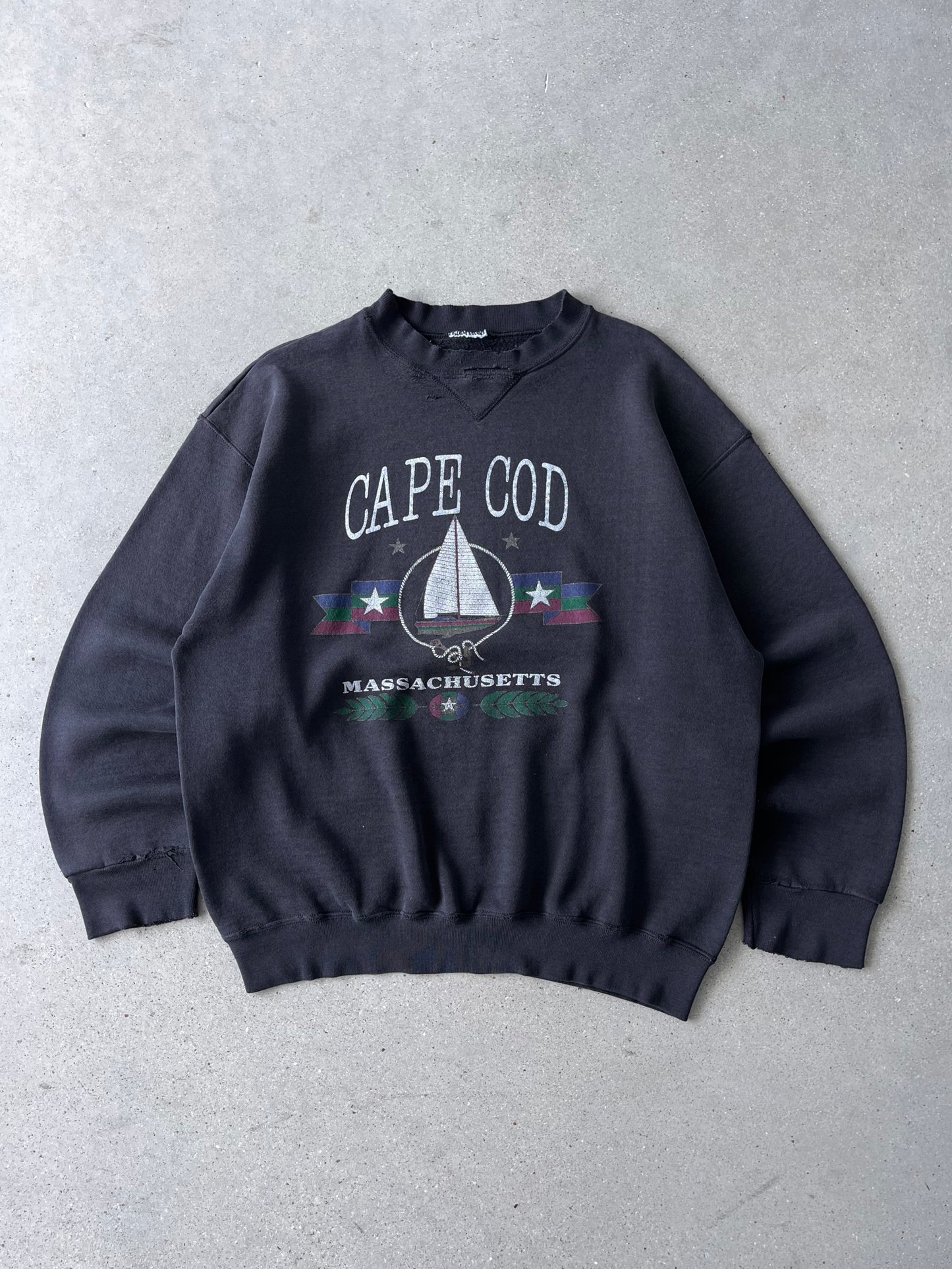 Vintage 90s Cape Cod Distressed Sweatshirt - XL