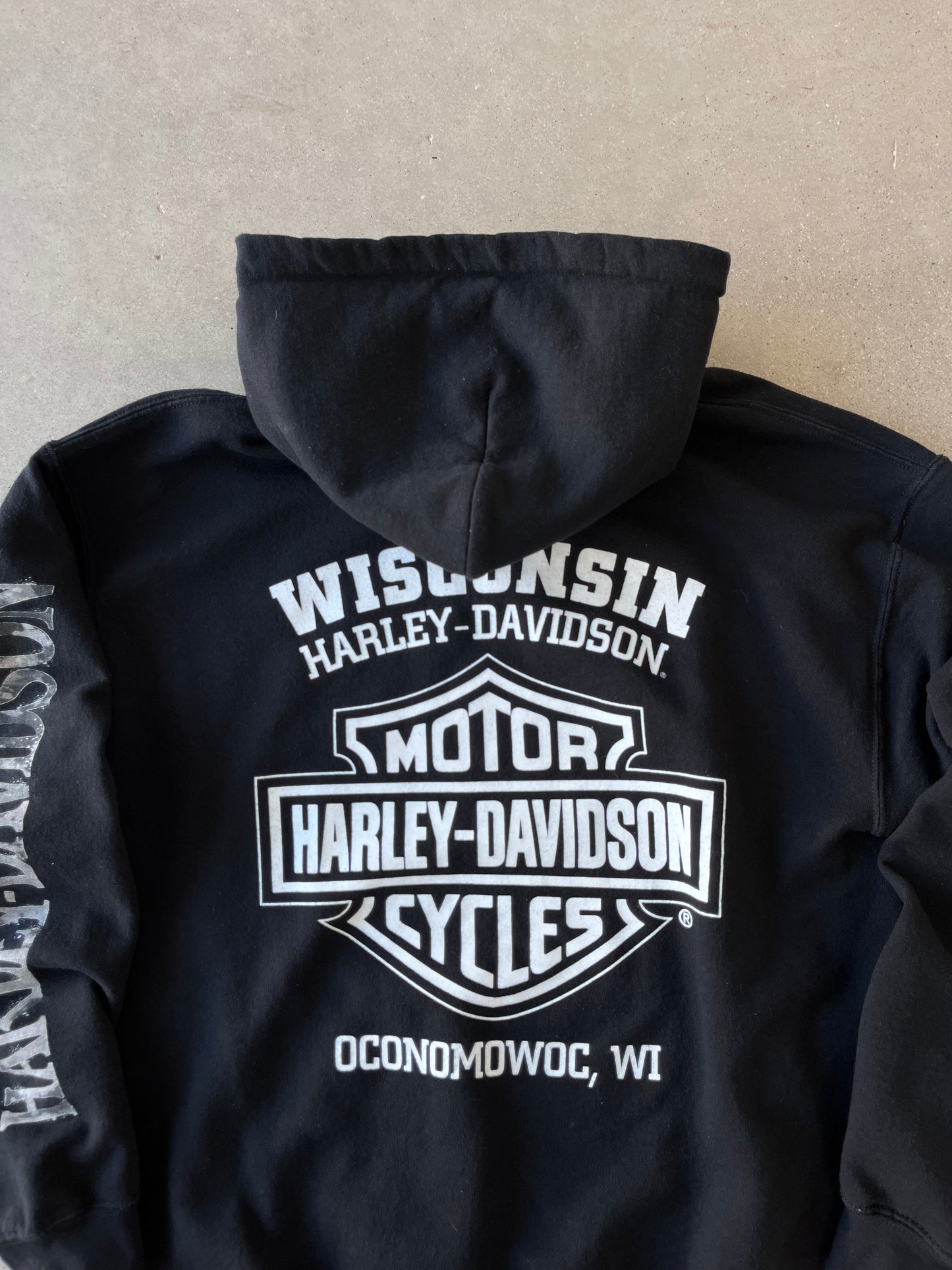 Vintage Harley Davidson Wisconsin Hoodie - M