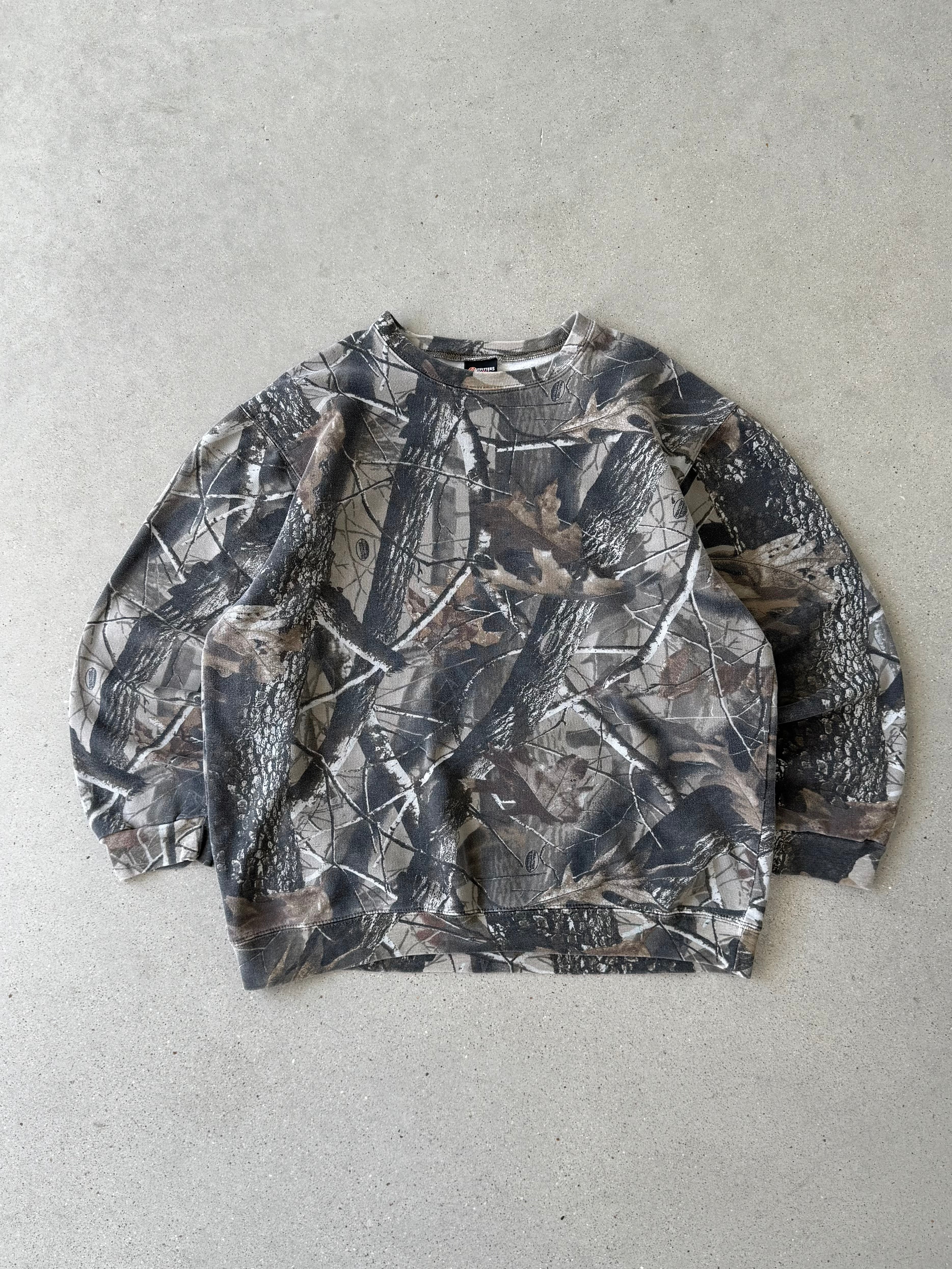 Vintage 90s Outfitters Ridge Realtree Camo Crewneck - L