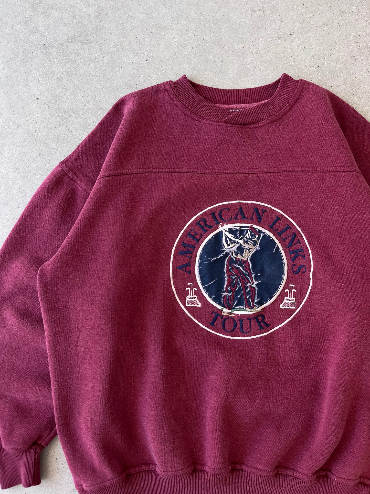 Vintage American Link Tour Golf Crewneck - L