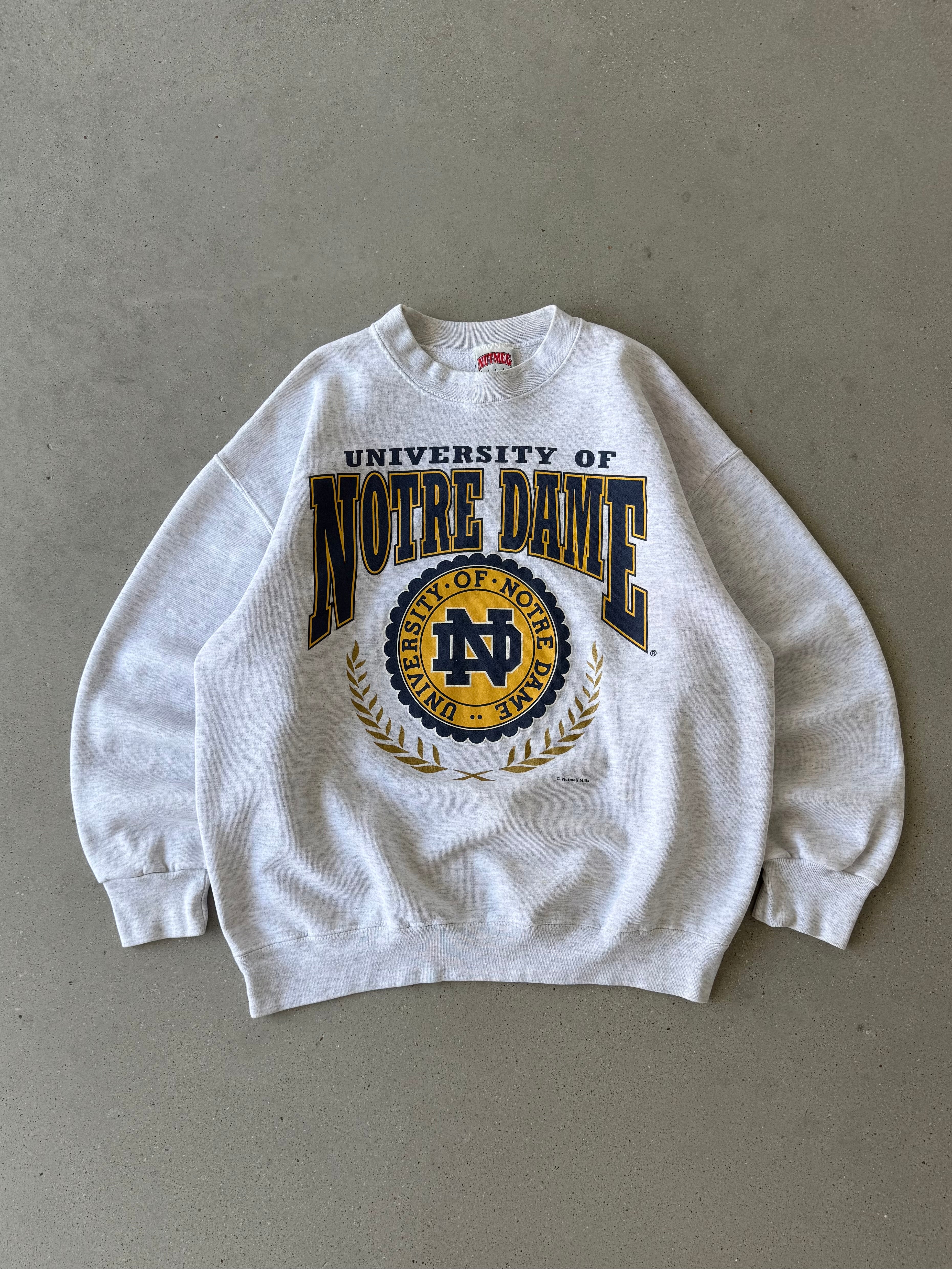 Vintage University of Notre Dame Nutmeg Crewneck  - XL