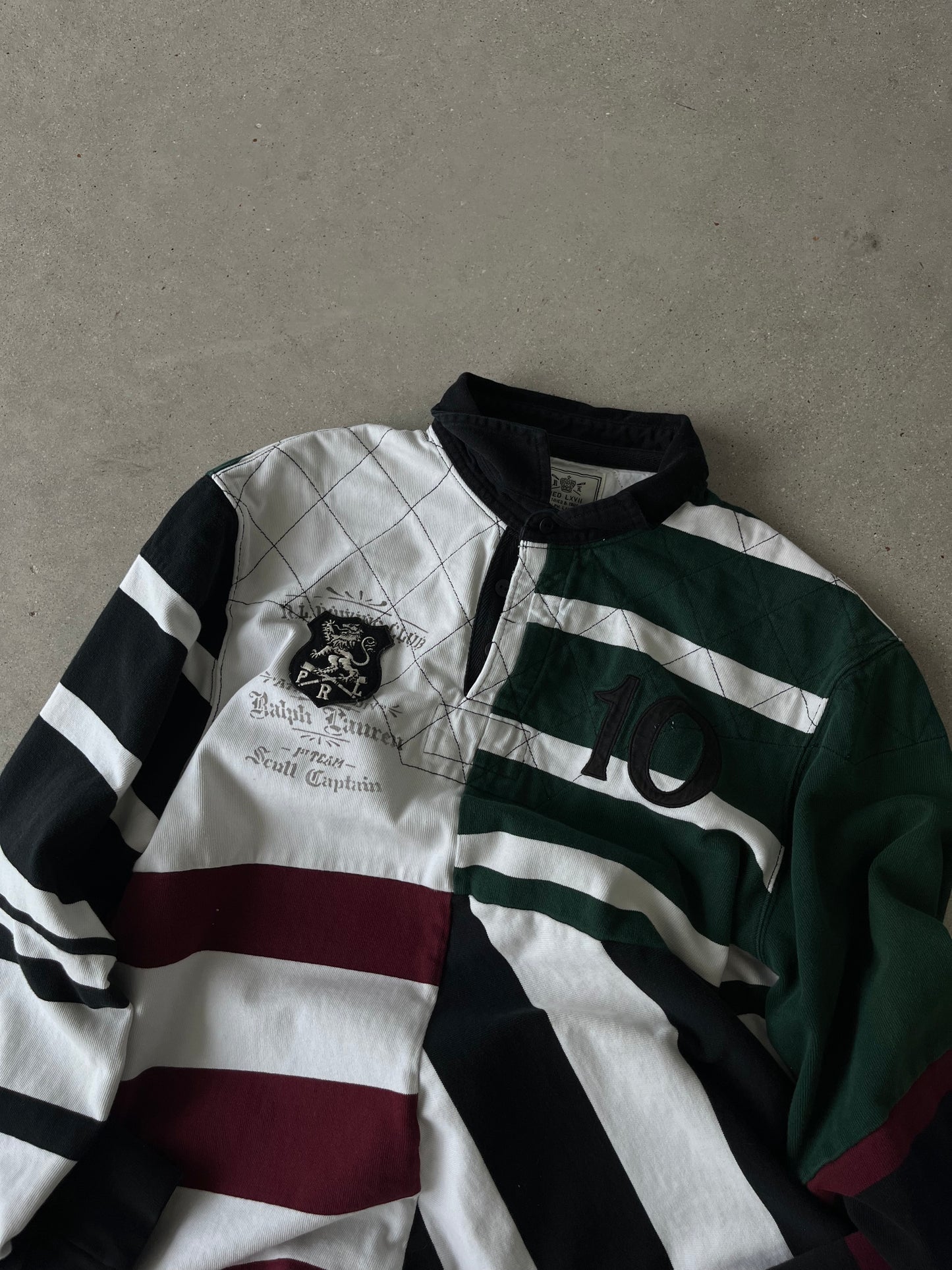 Vintage Polo Ralph Lauren Rugby # 10 Long Sleeve - L