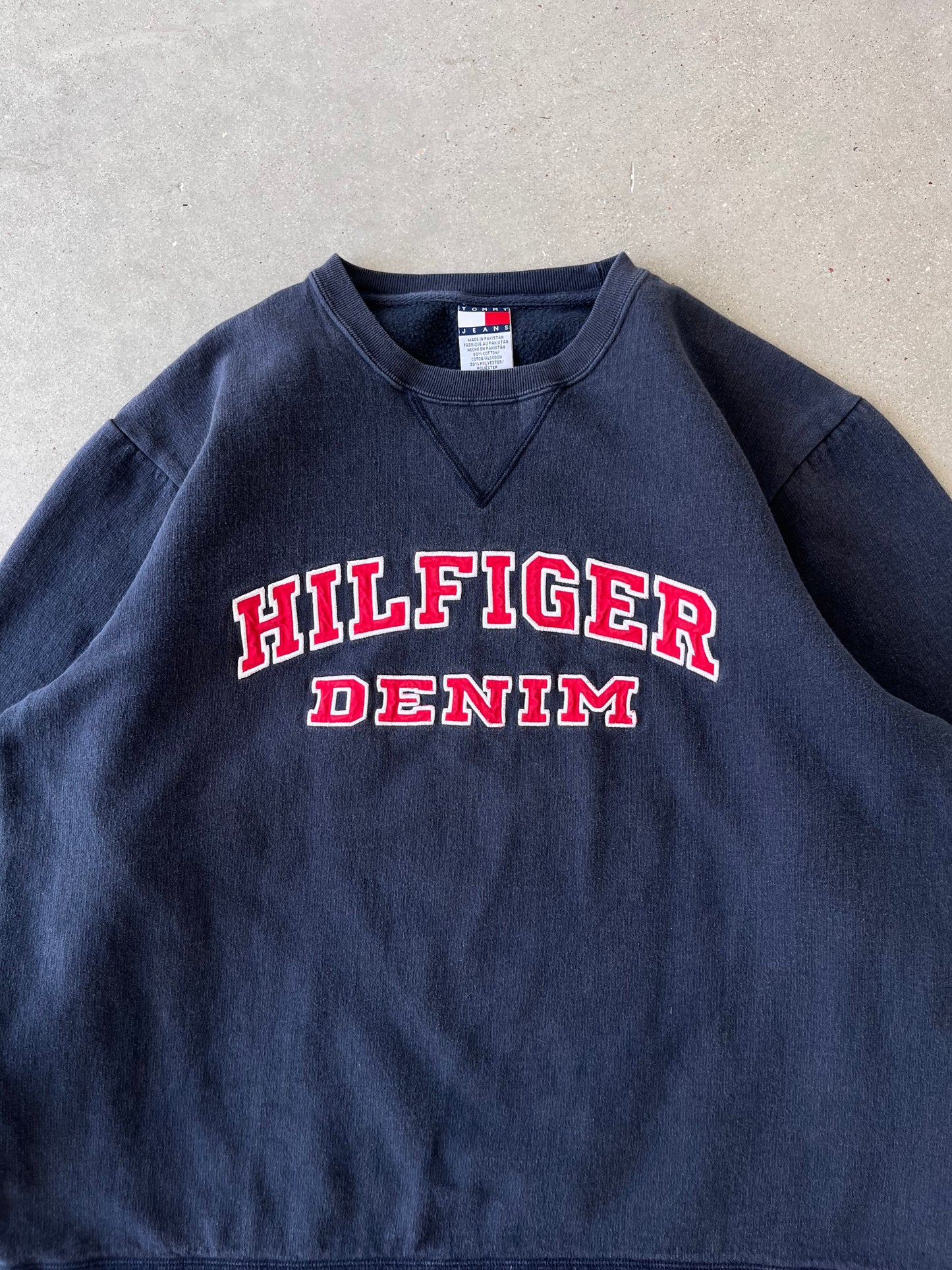 Vintage Hilfiger Denim Crewneck - M