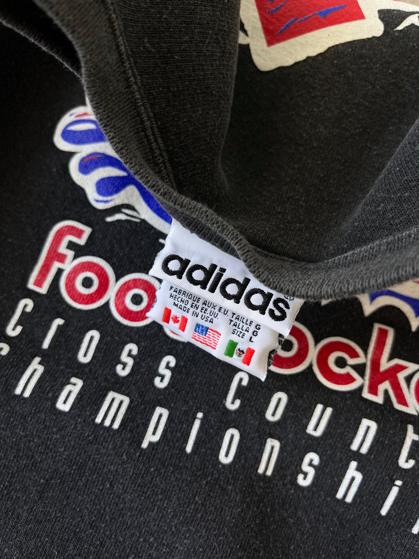 Vintage 90s Adidas Foot Locker Crewneck - L