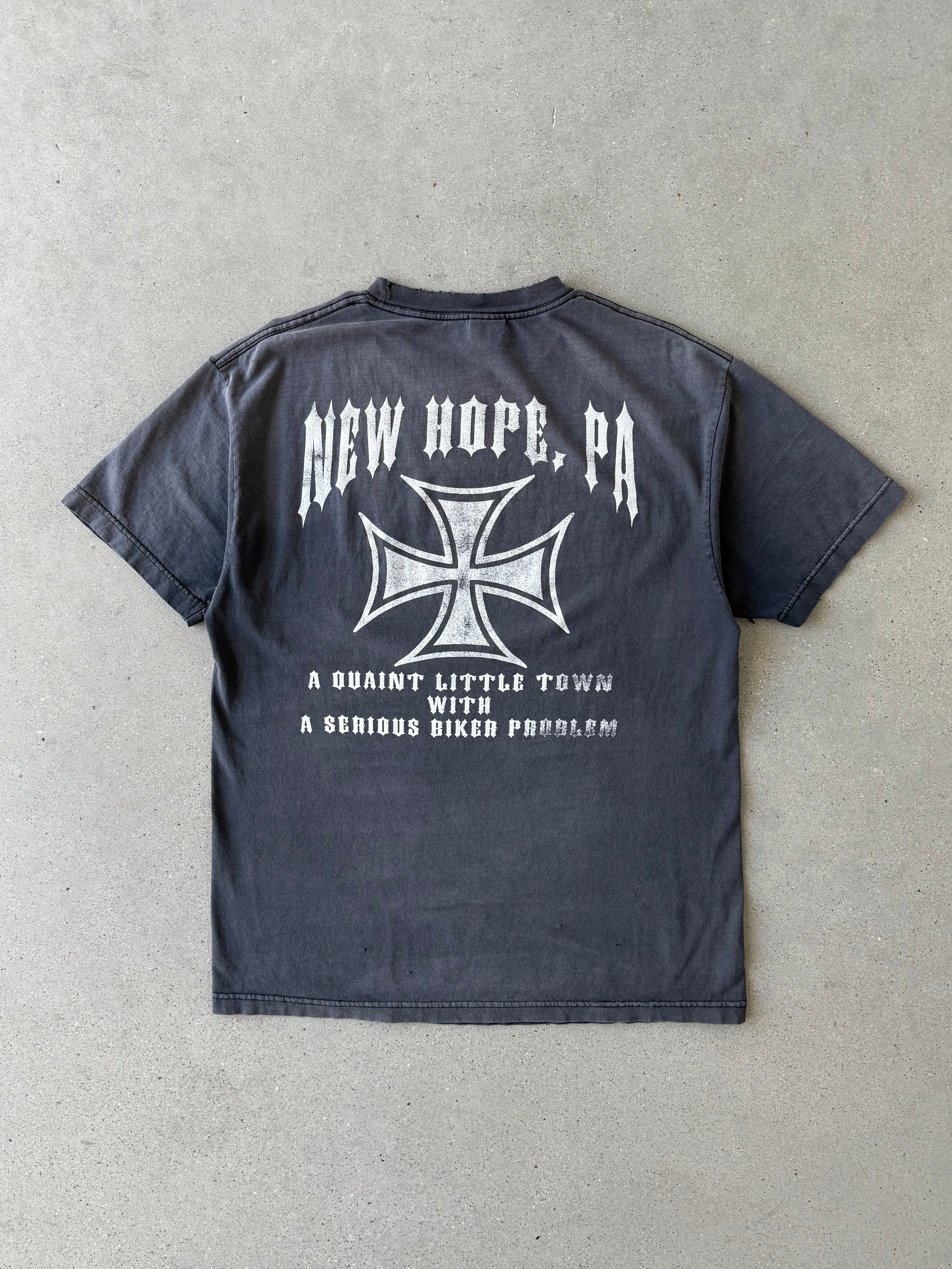 Vintage New Hope Faded Choppers Tee - L