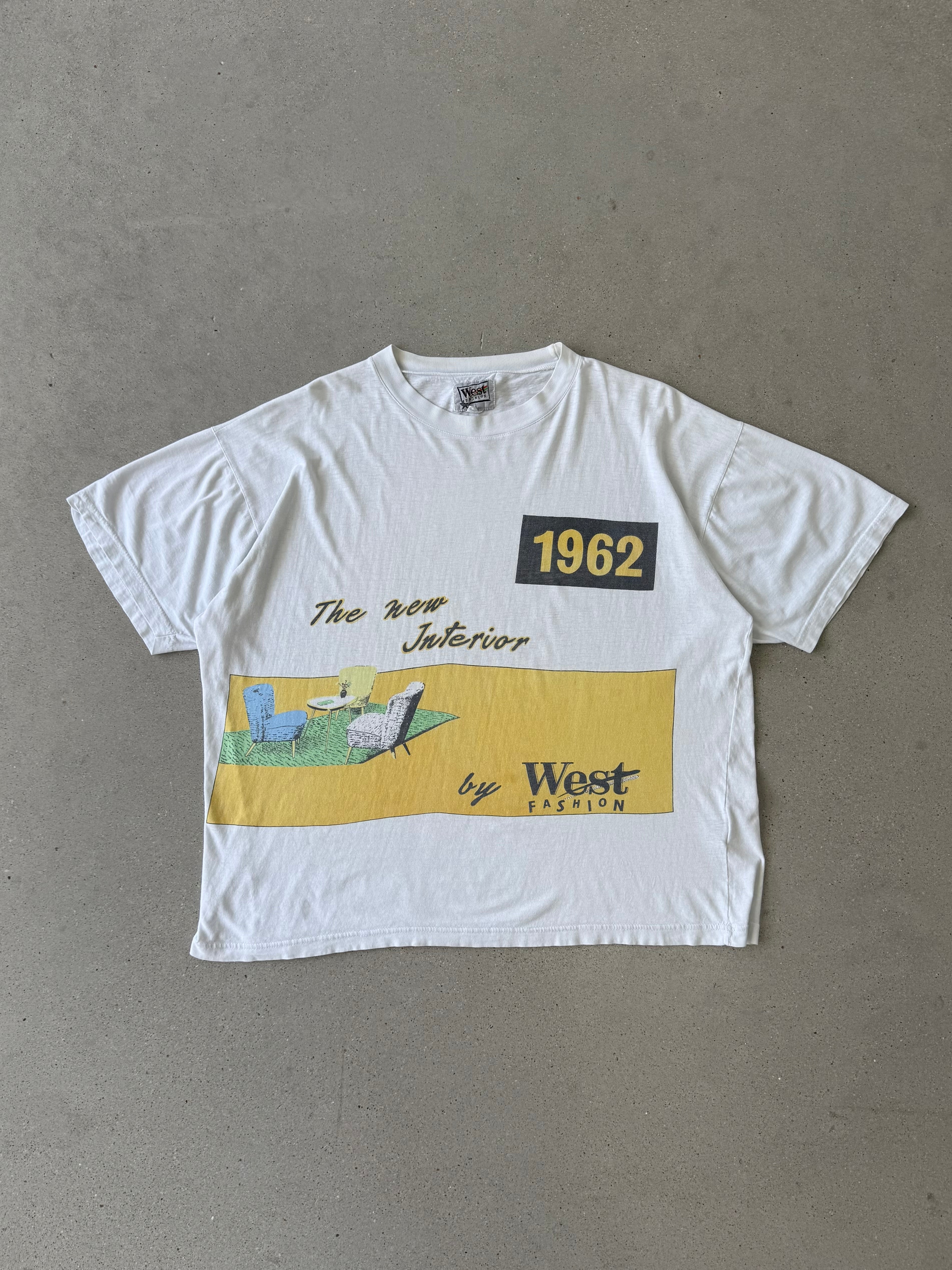 Vintage 1962 Interior Design Boxy Tee - XL