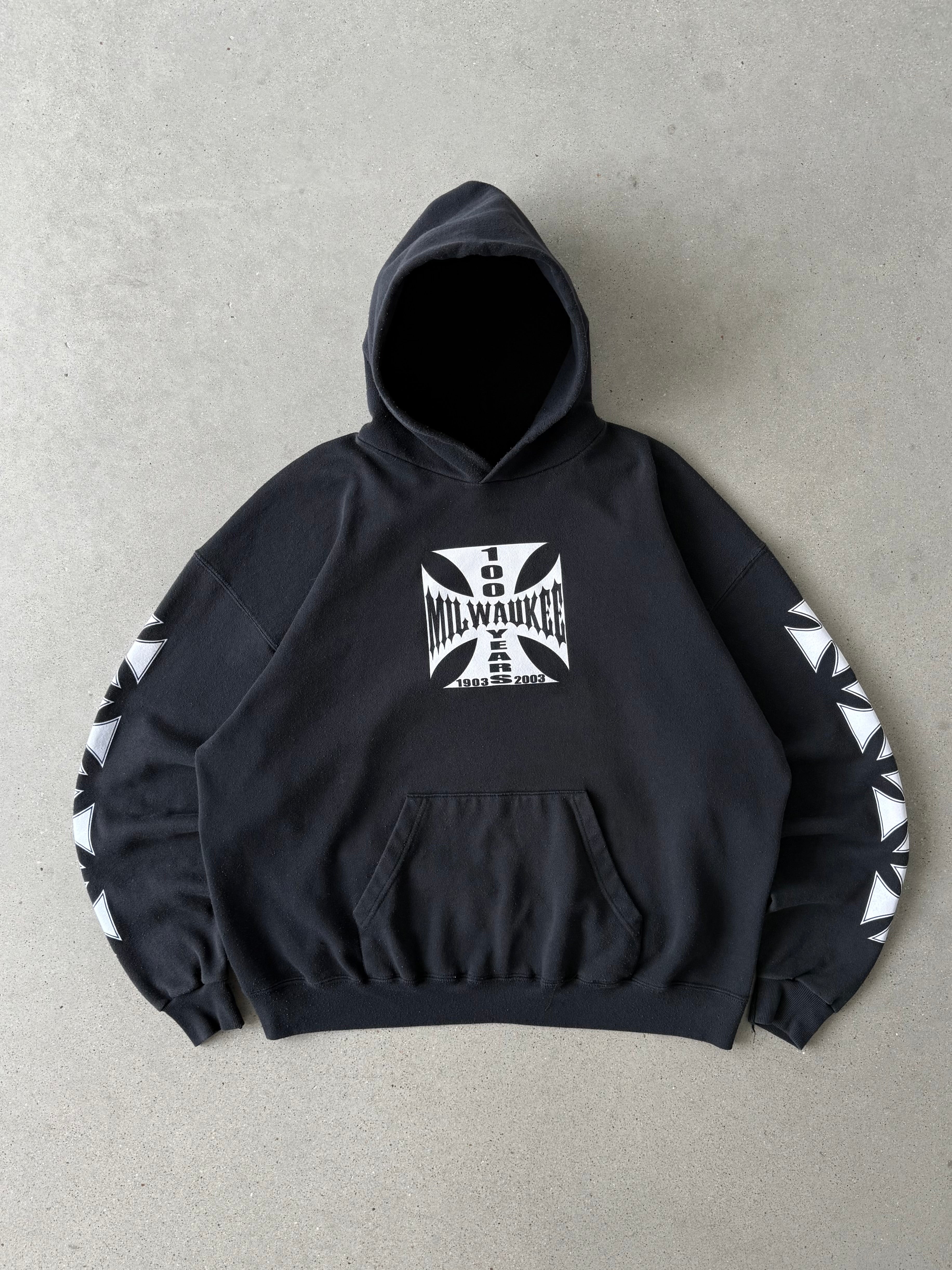 Vintage 2003 Milwaukee Choppers Hoodie - XXL