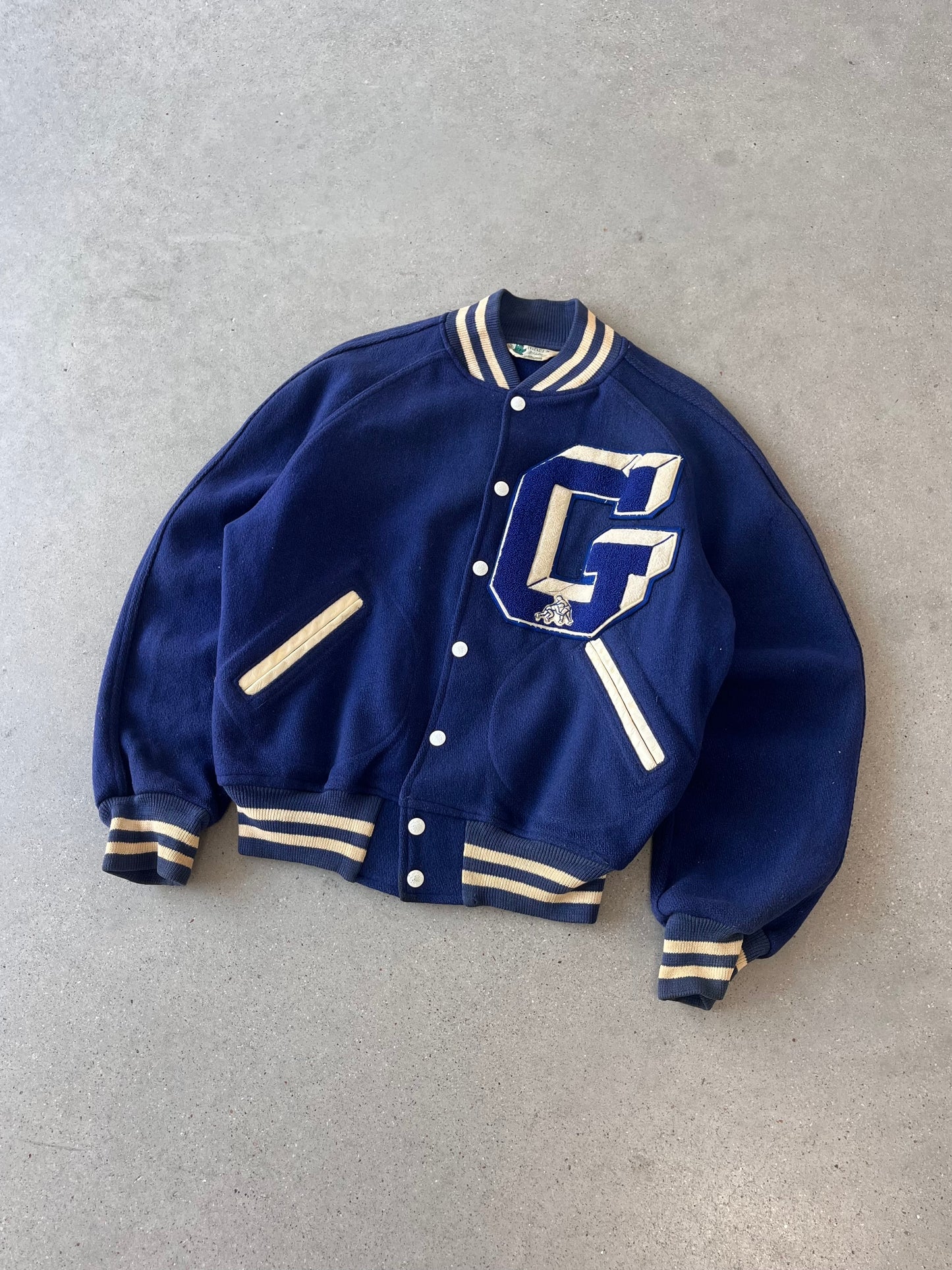 Vintage 80s Varsity Jacket  - S