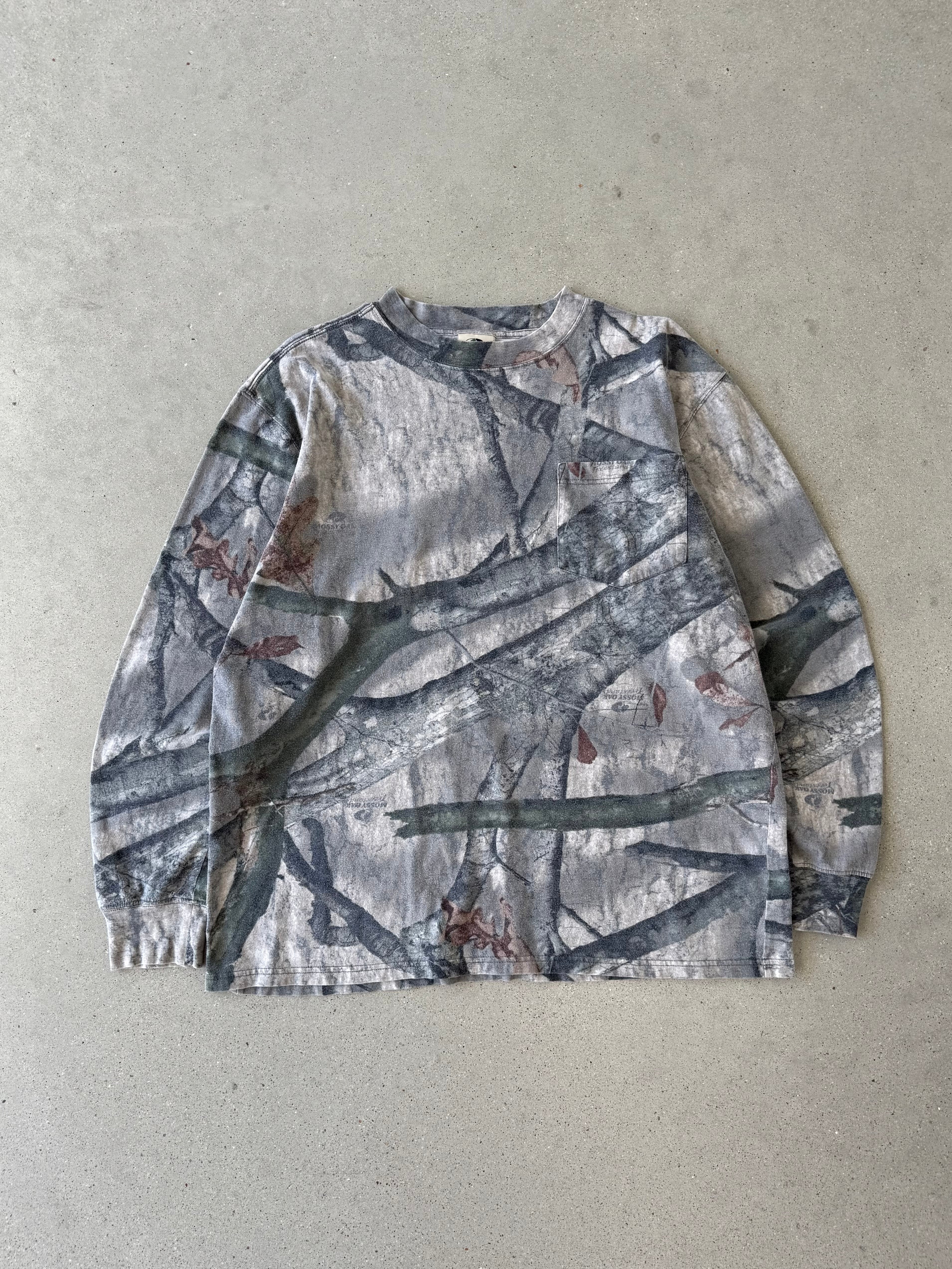 Vintage Mossy Oak Realtree Pocket Long Sleeve - L
