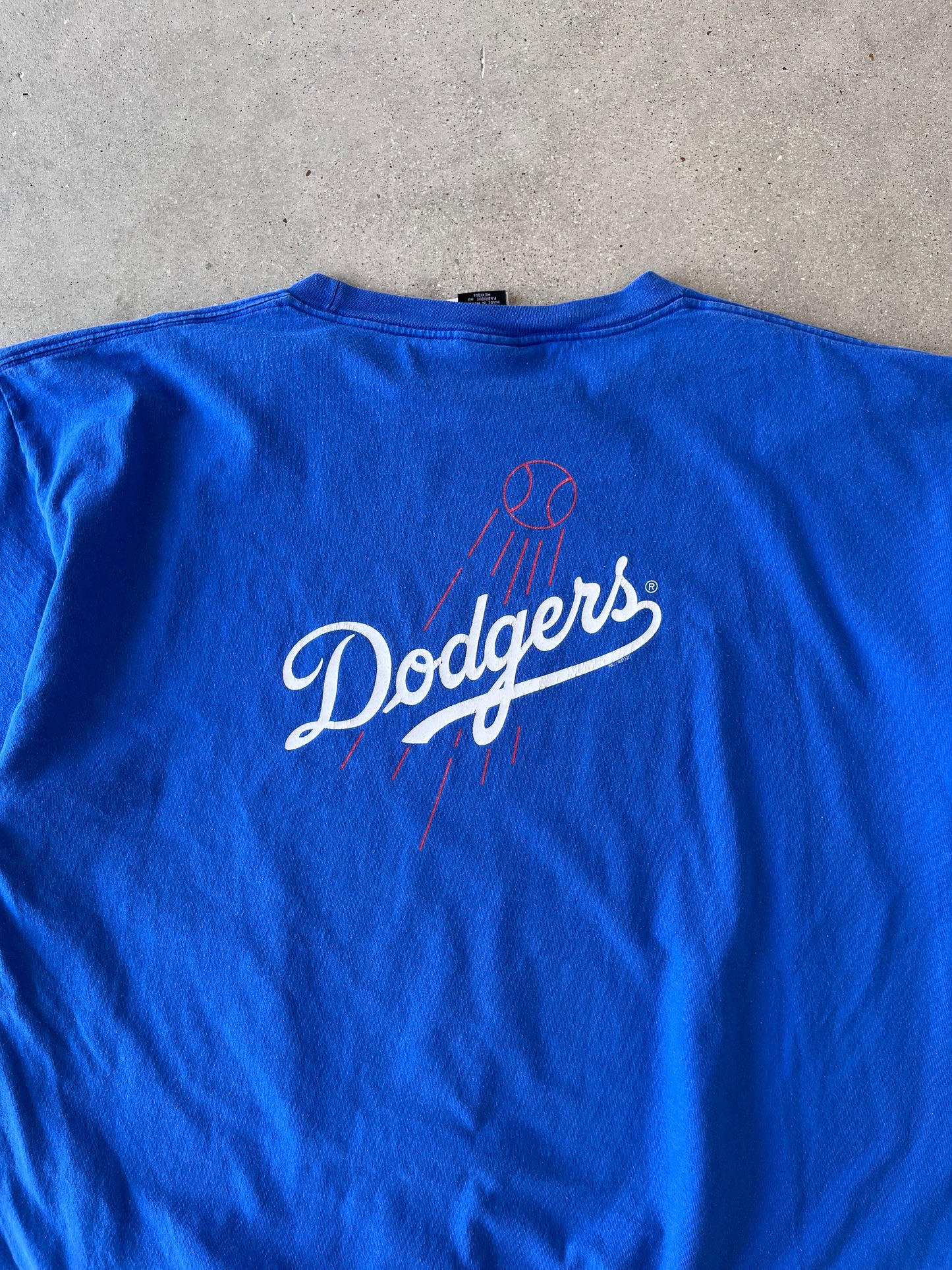 Vintage 2005 Nike LA Dodgers Center Swoosh Tee - XL