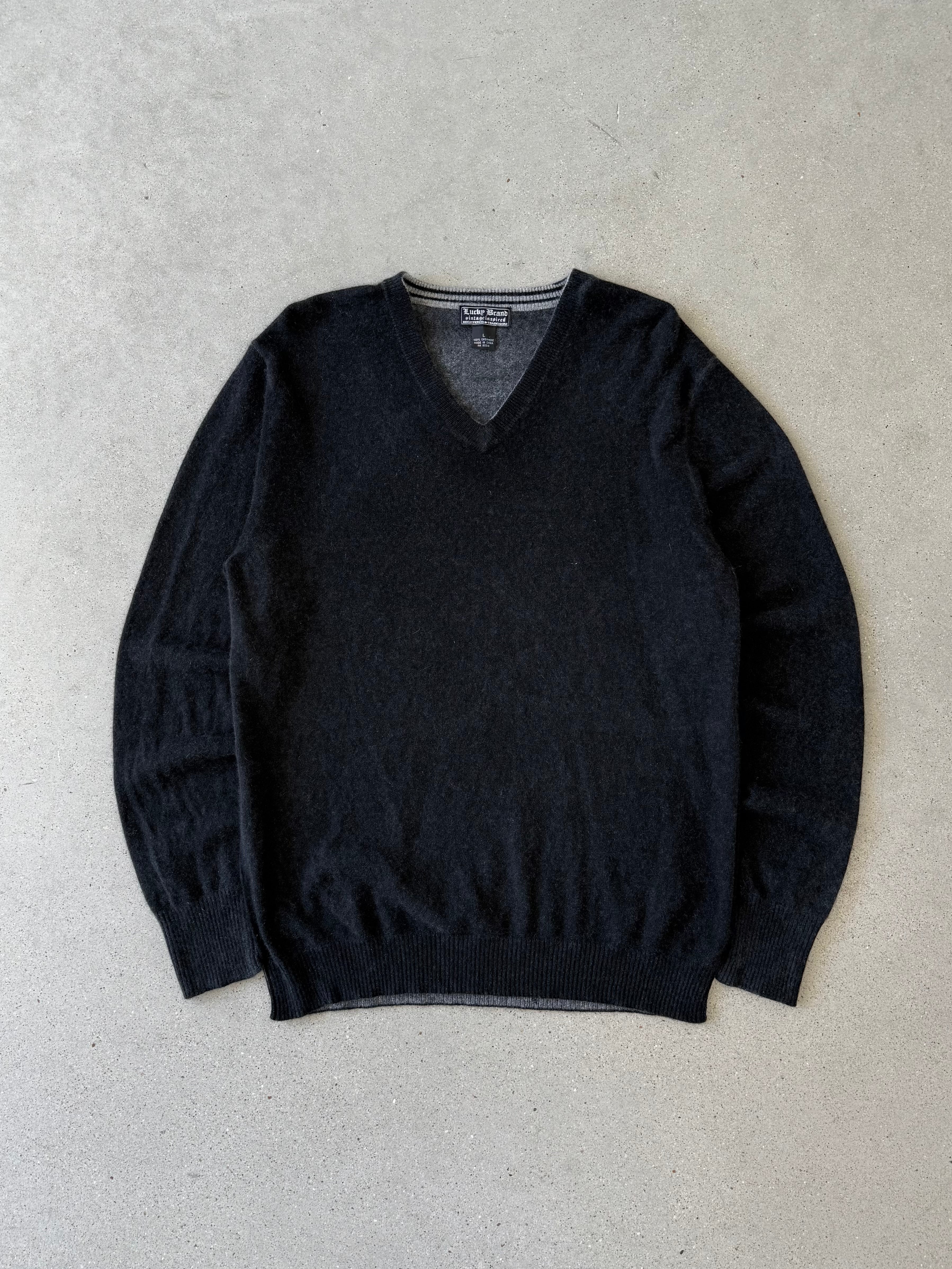 Vintage Lucky Brand Cashmere V-neck Sweater - L