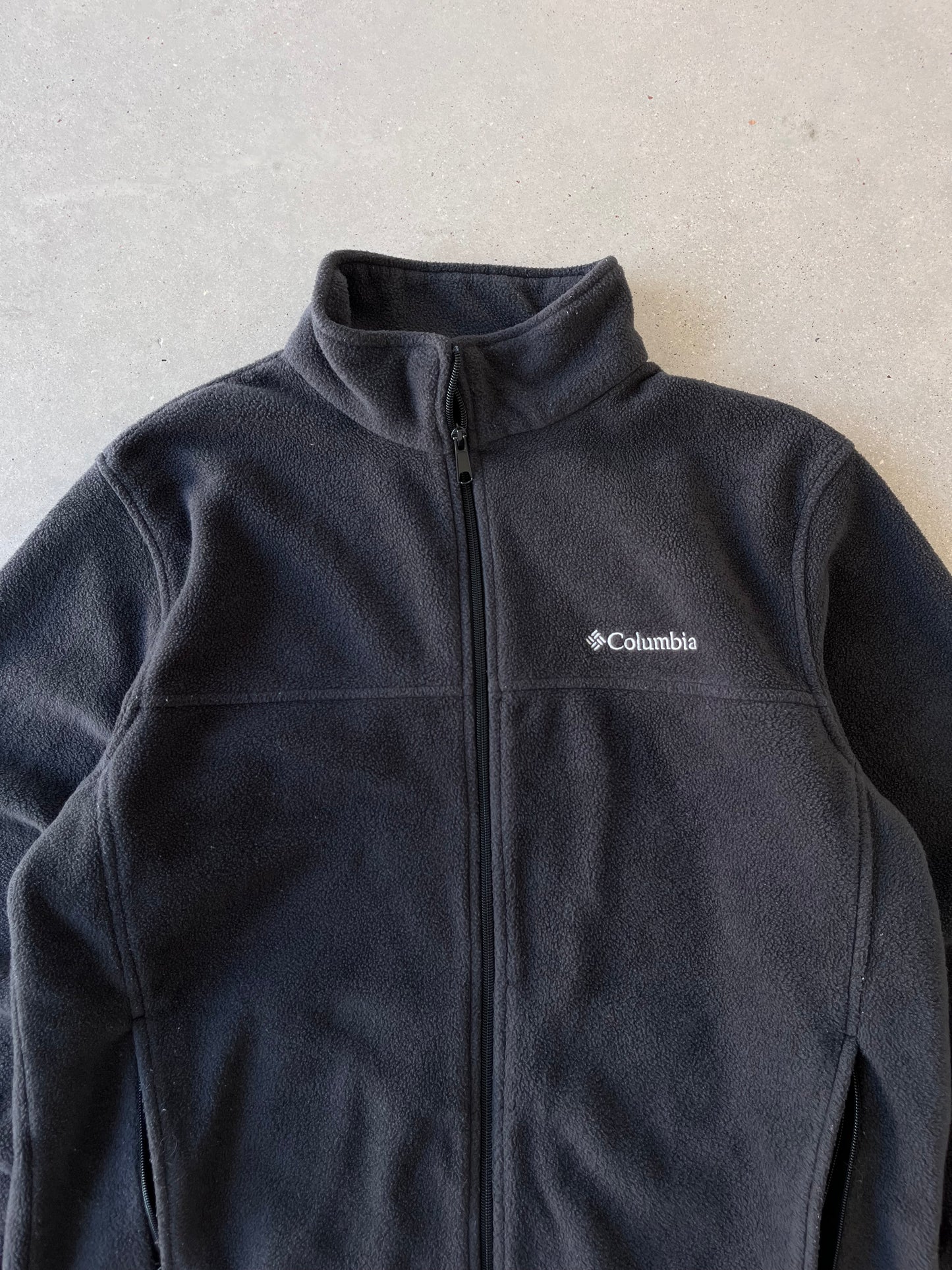 Vintage Columbia Black Fleece Jacket - L