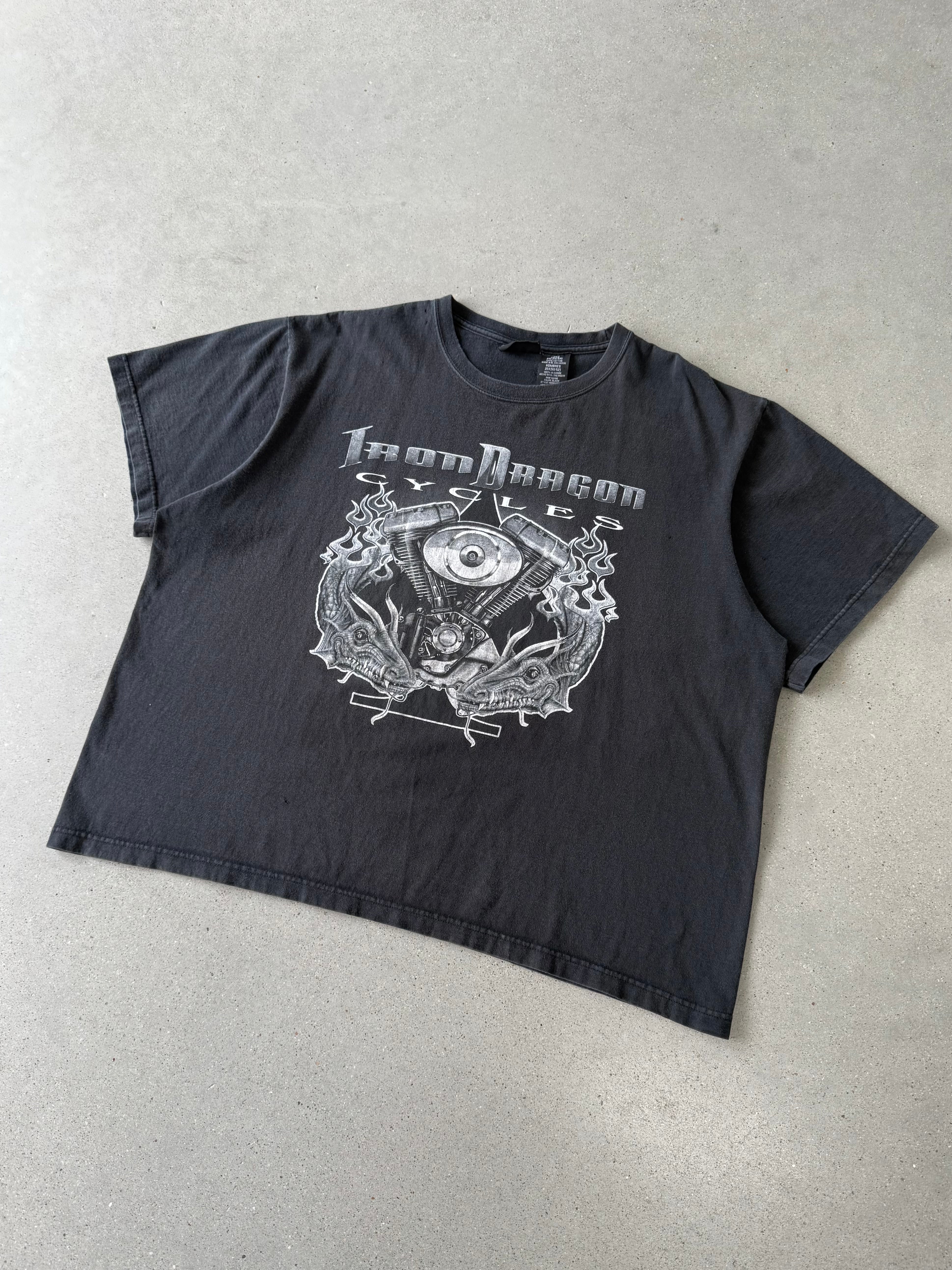 Vintage Iron Dragon Cycler Boxy Tee - XXL