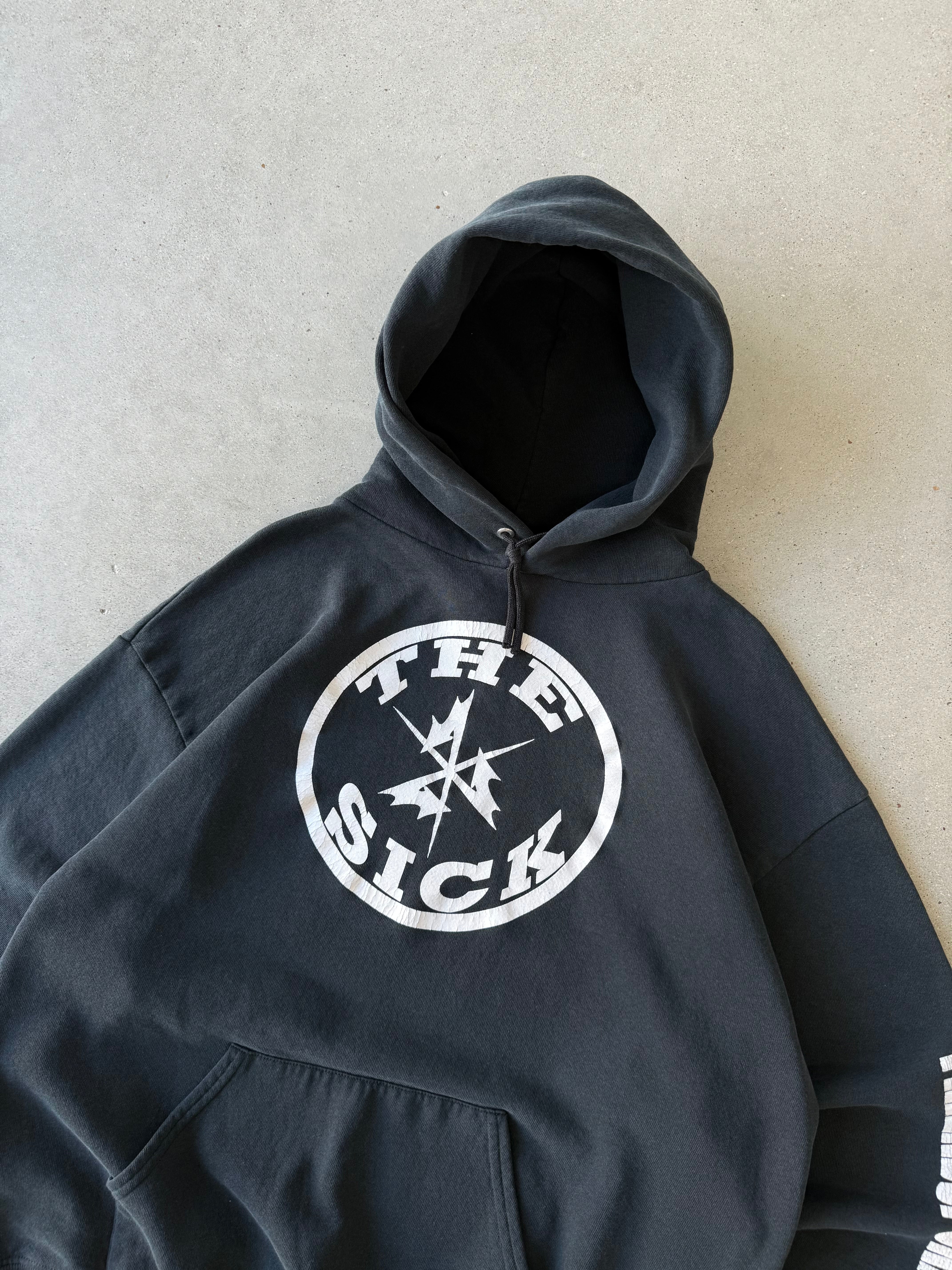 Vintage The Sick "Bulletproof" Band Hoodie - XL