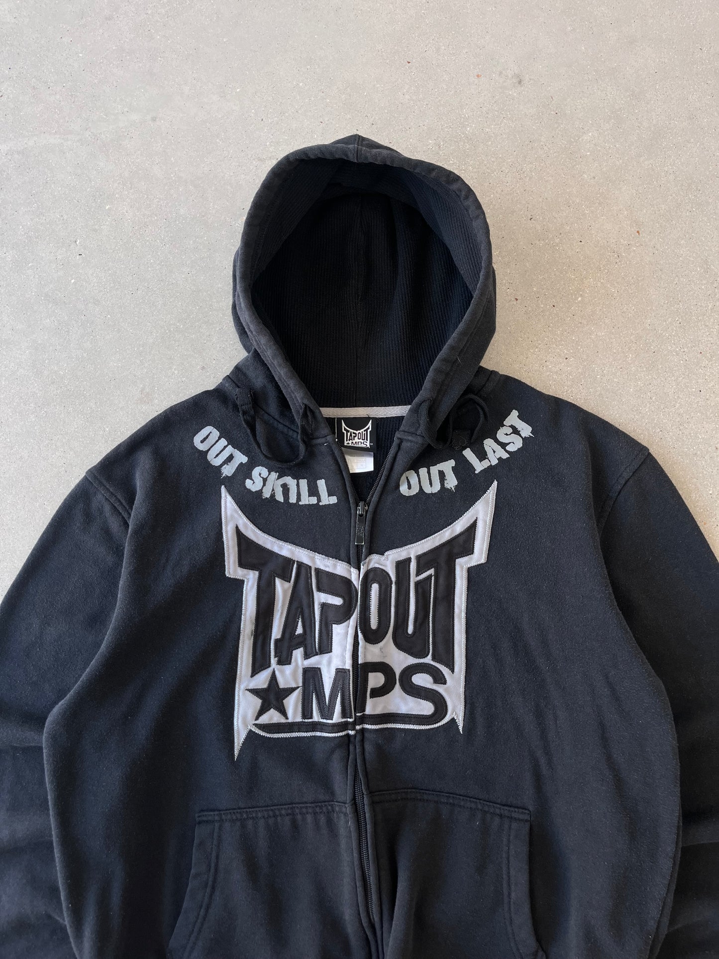 Vintage Y2K TAPOUT MPS Zip-up Hoodie - M