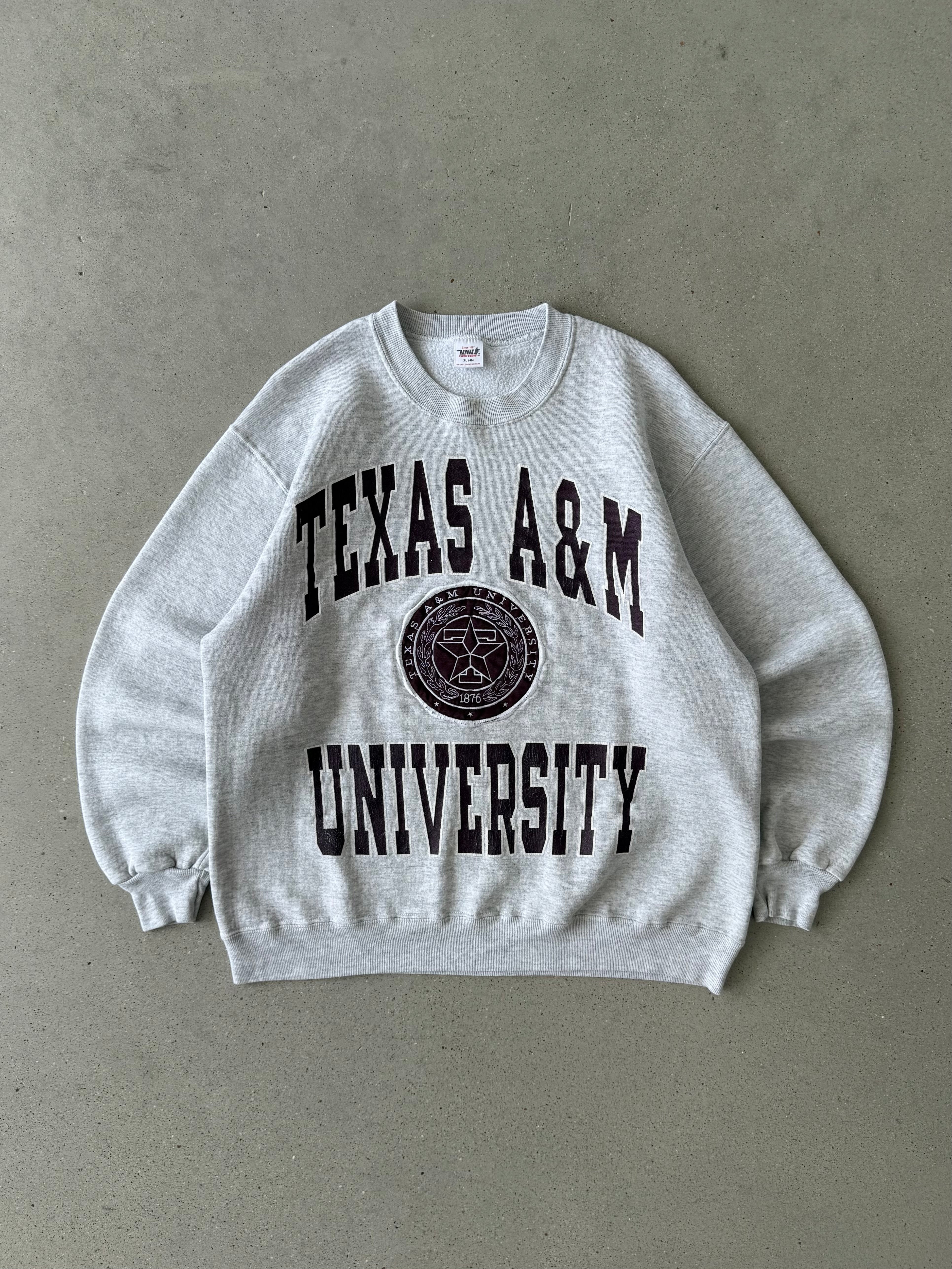 Vintage Texas A&M University Crewneck - XL