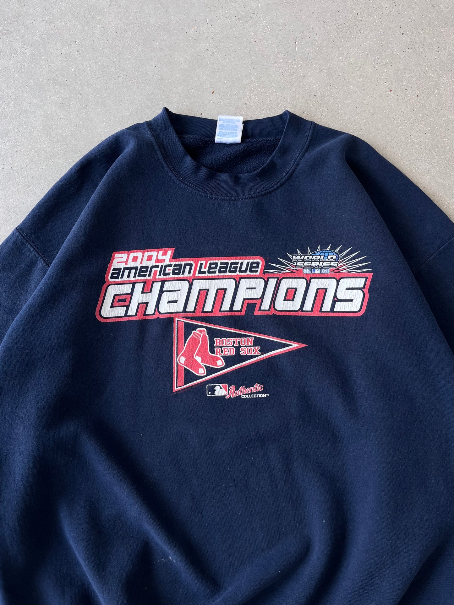 Vintage 2004 Boston Red Sox Crewneck - XL