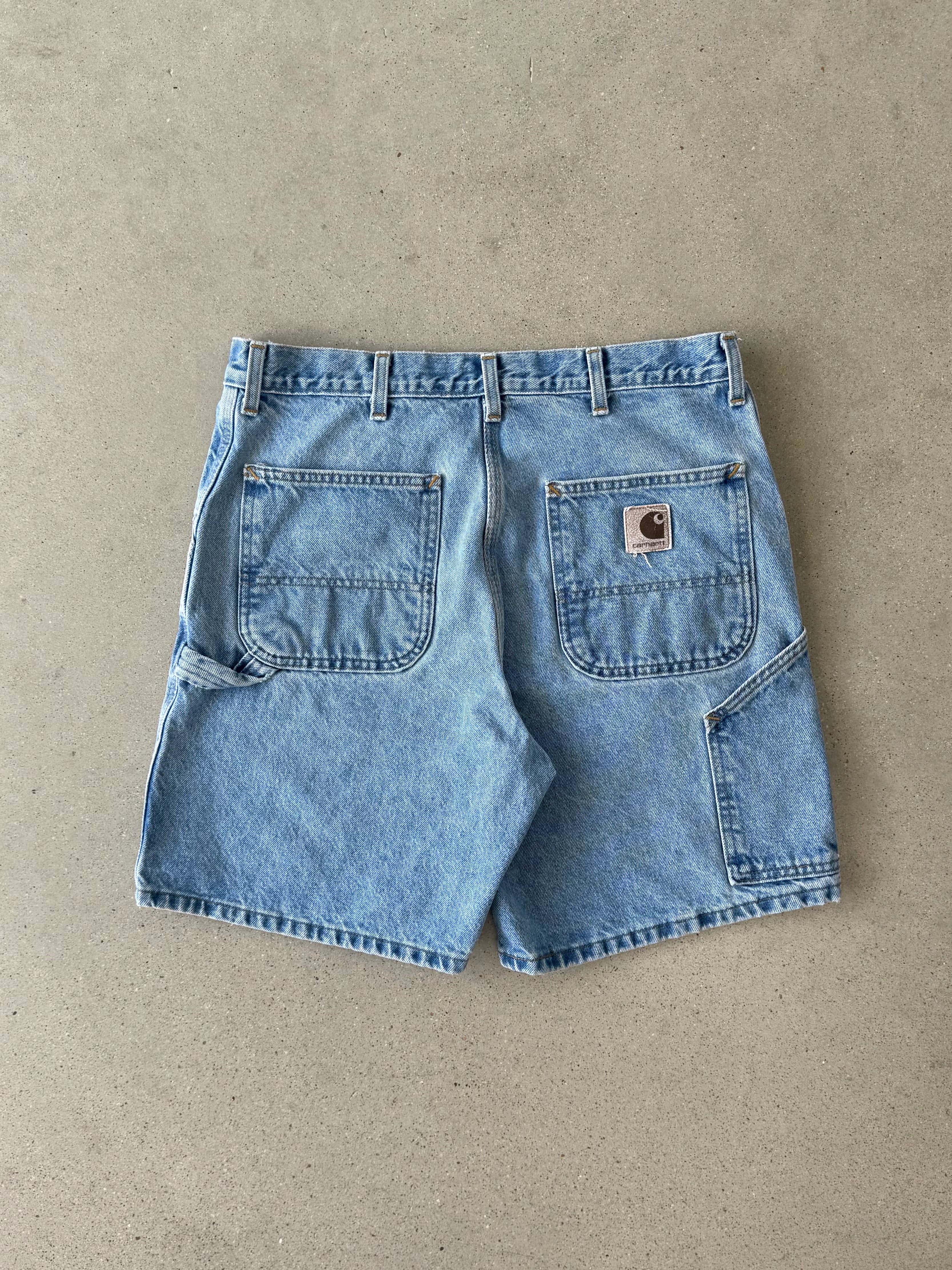 Vintage Carhartt Denim Carpenter Shorts - 34
