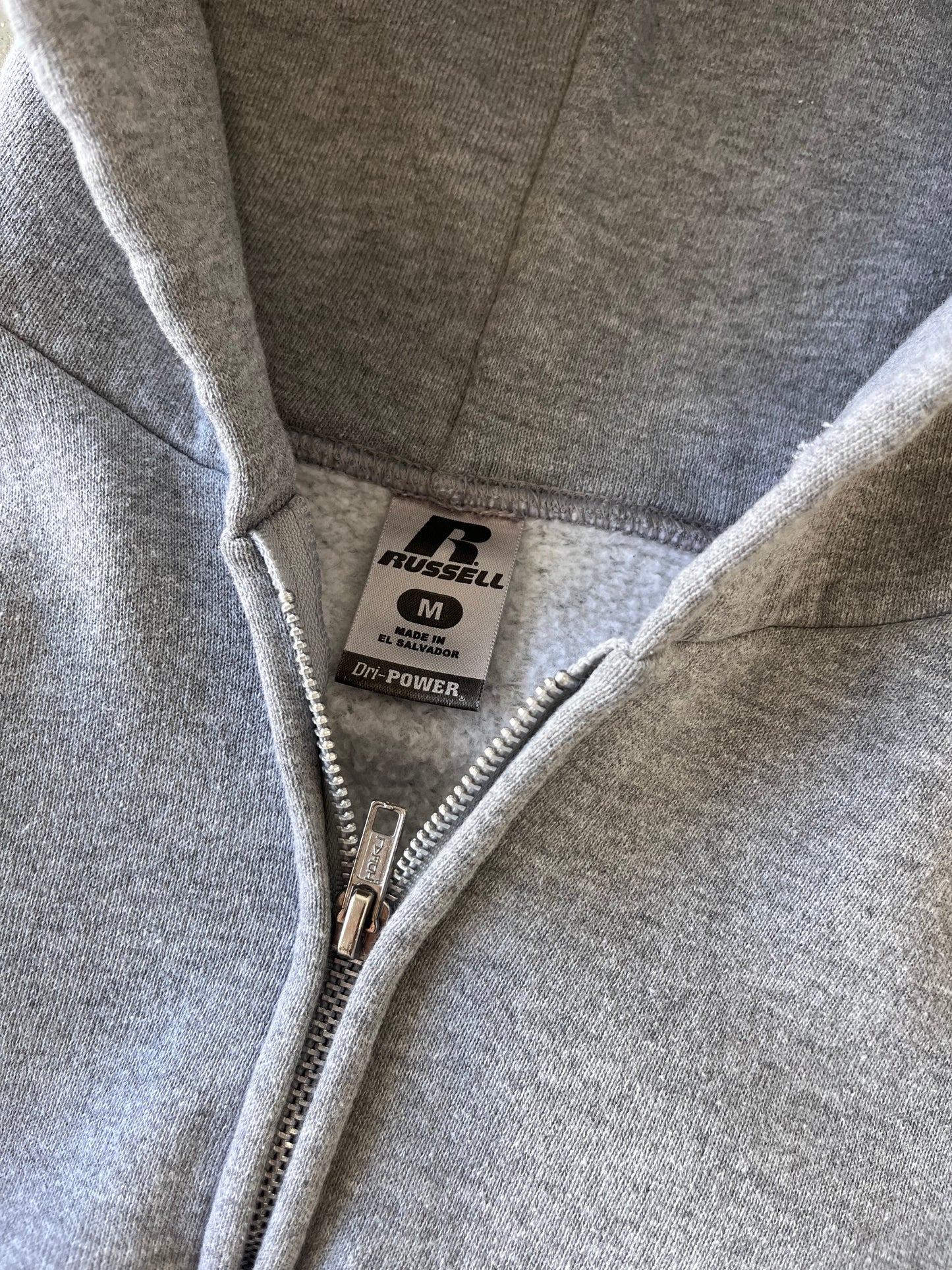 Vintage Gray Russell Athletic Zip-up Hoodie - M