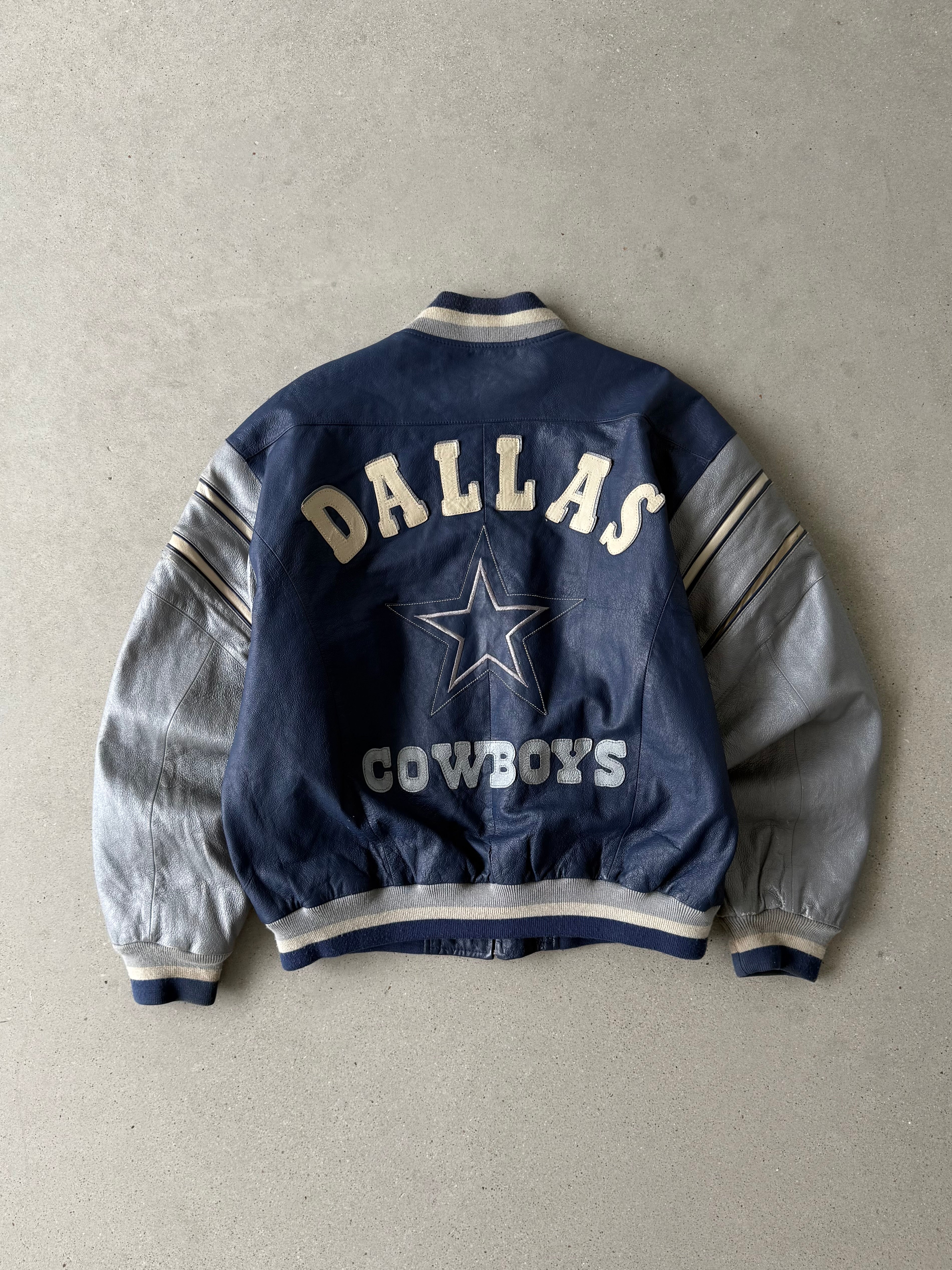 Vintage Dallas Cowboys Mirage Leather Jacket - L