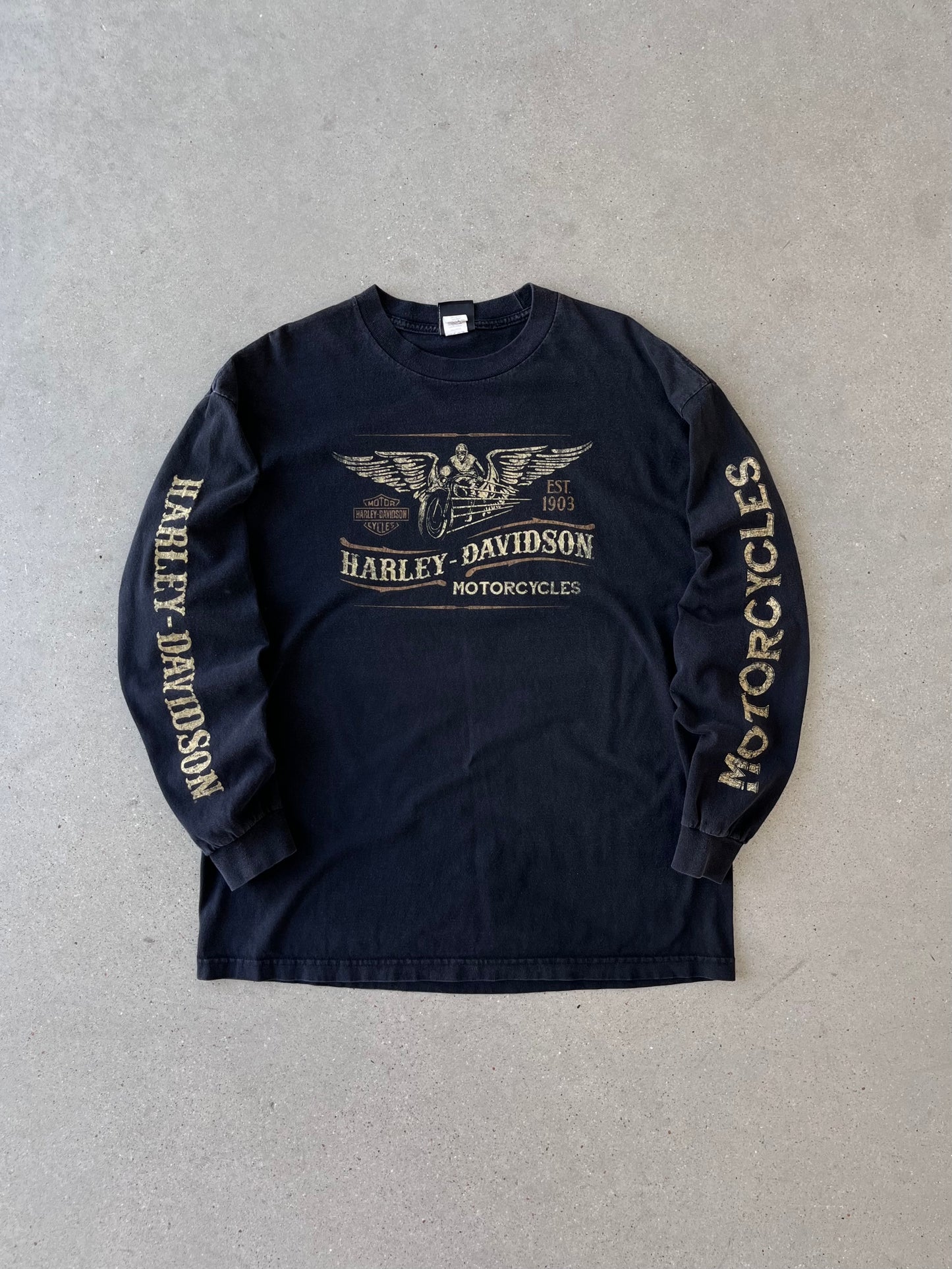 Vintage NY Harley Davidson Long Sleeve - XL