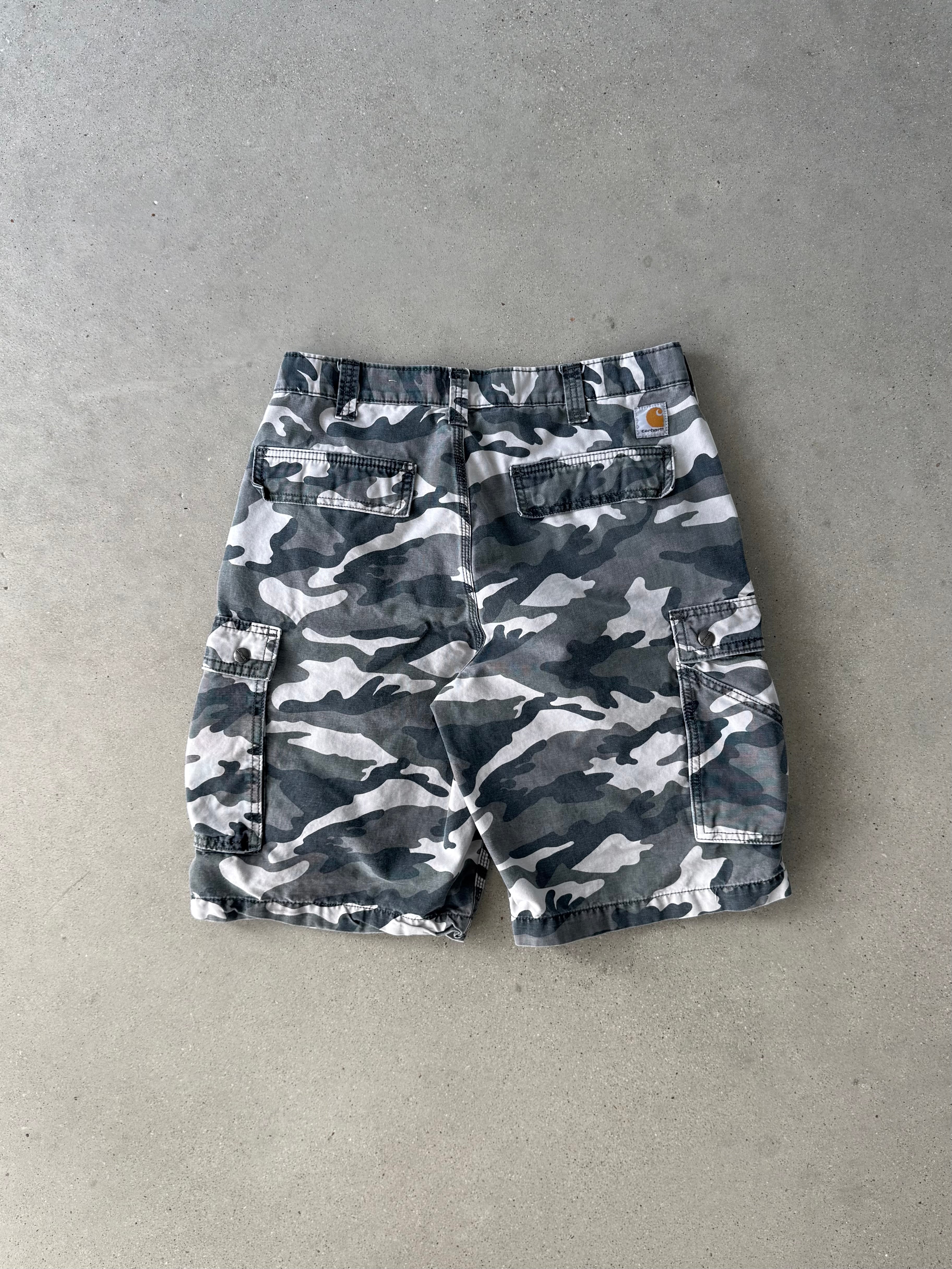Vintage Carhartt Camo Cargo Shorts - 34