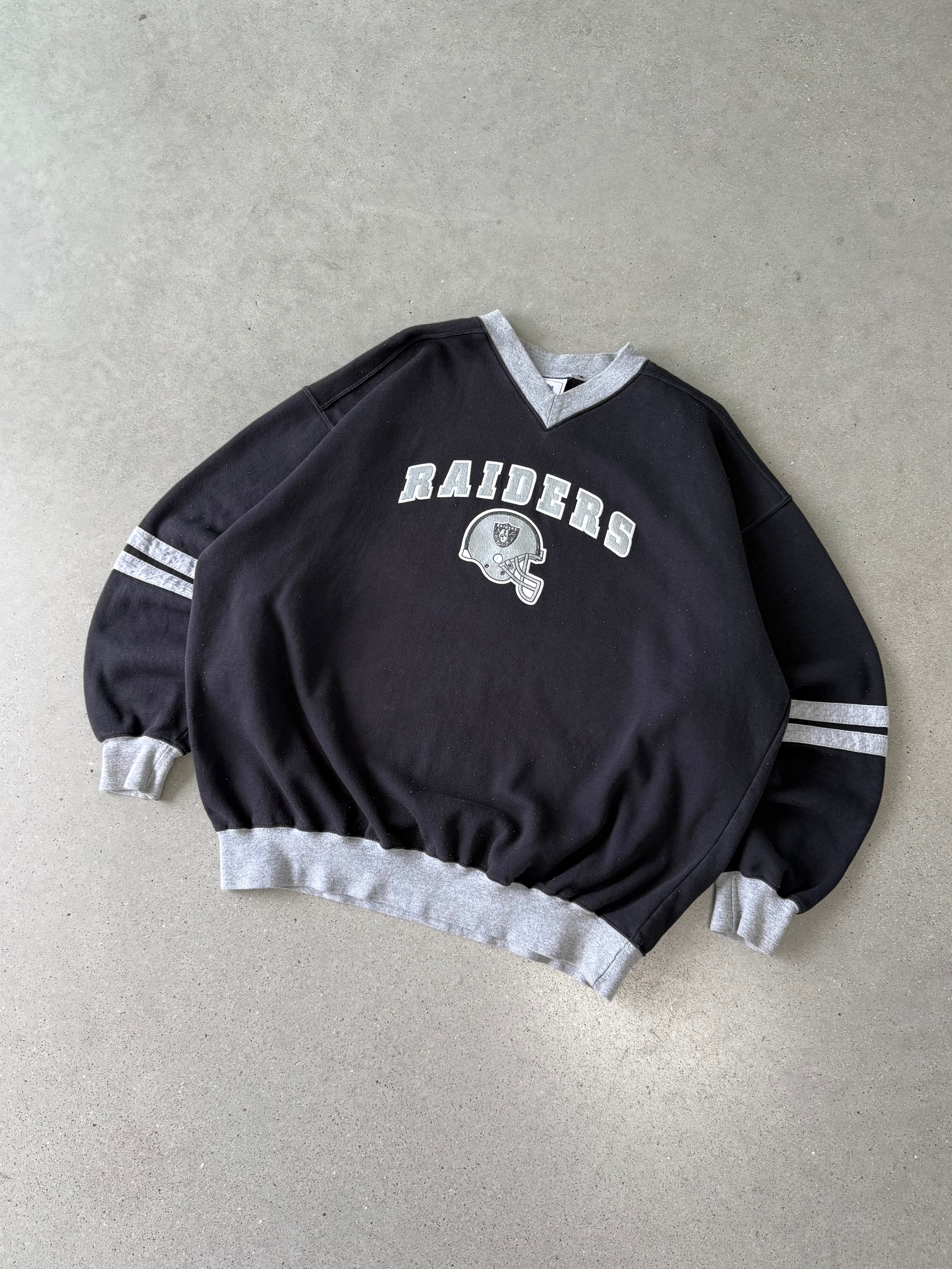 Vintage 1990s Oakland Raiders Crewneck - XL