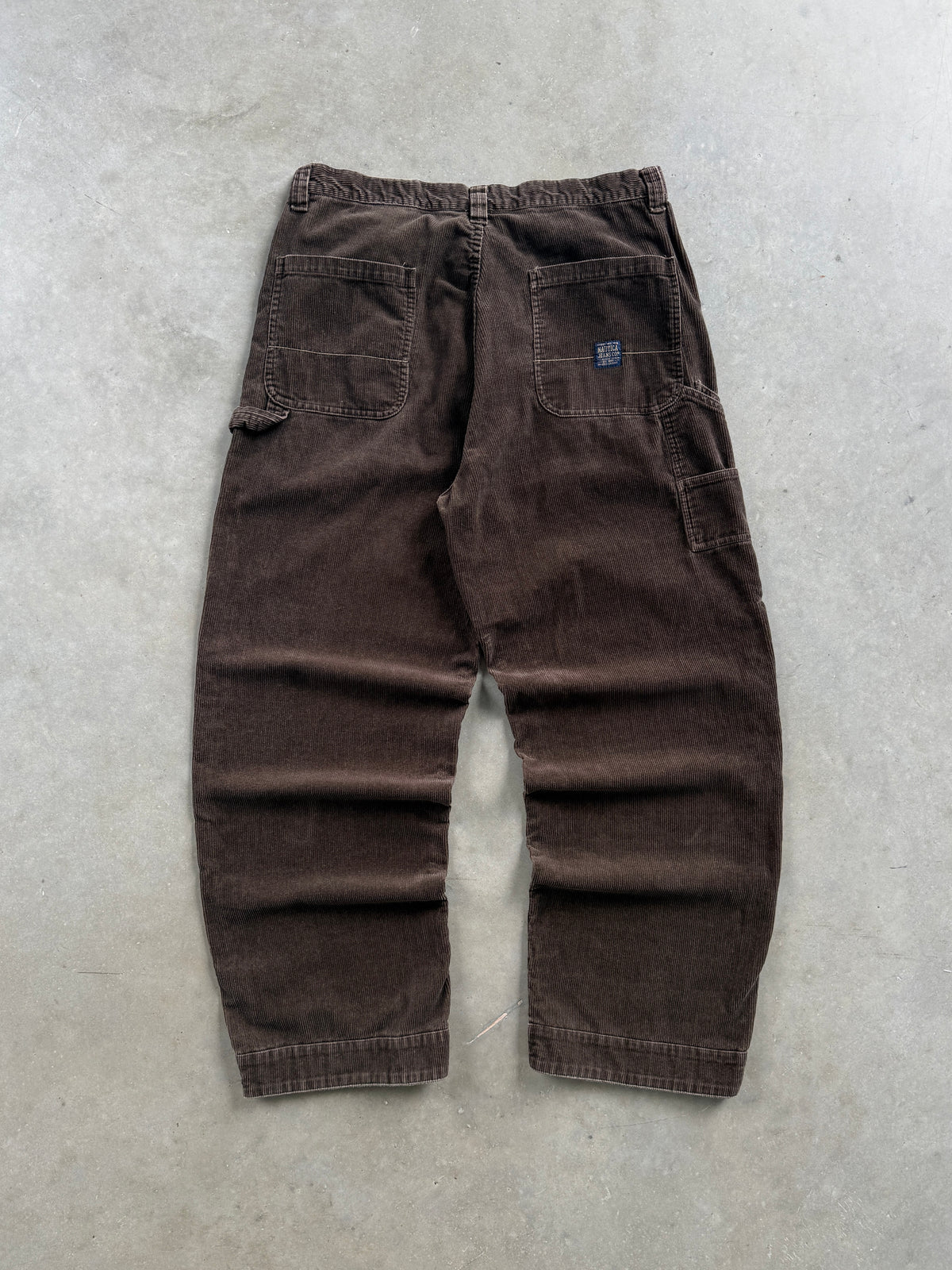 Vintage 2000s Nautica Baggy Corduroy Carpenters - 33x30