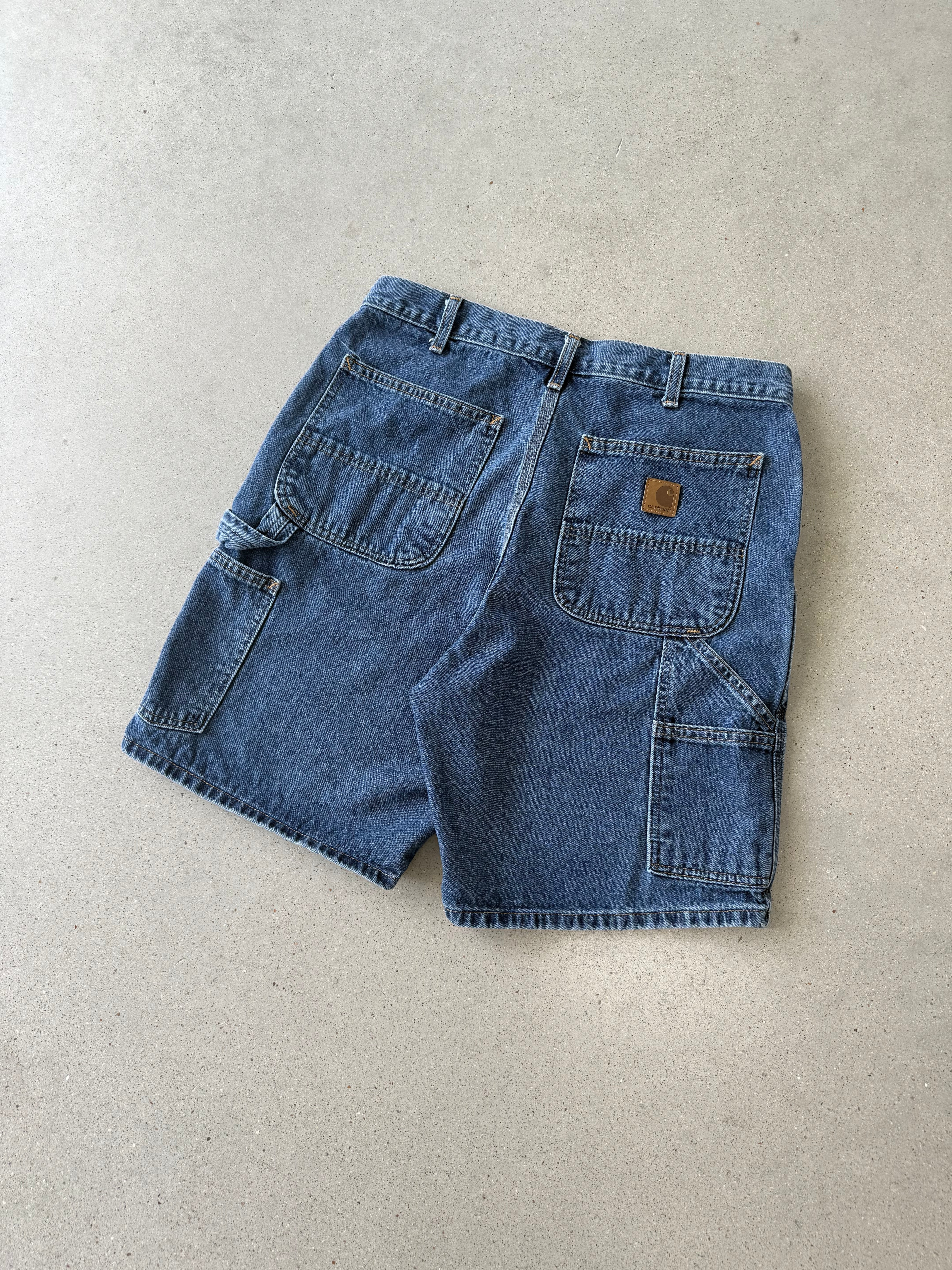 Vintage Carhartt Denim Carpenter Shorts - 33