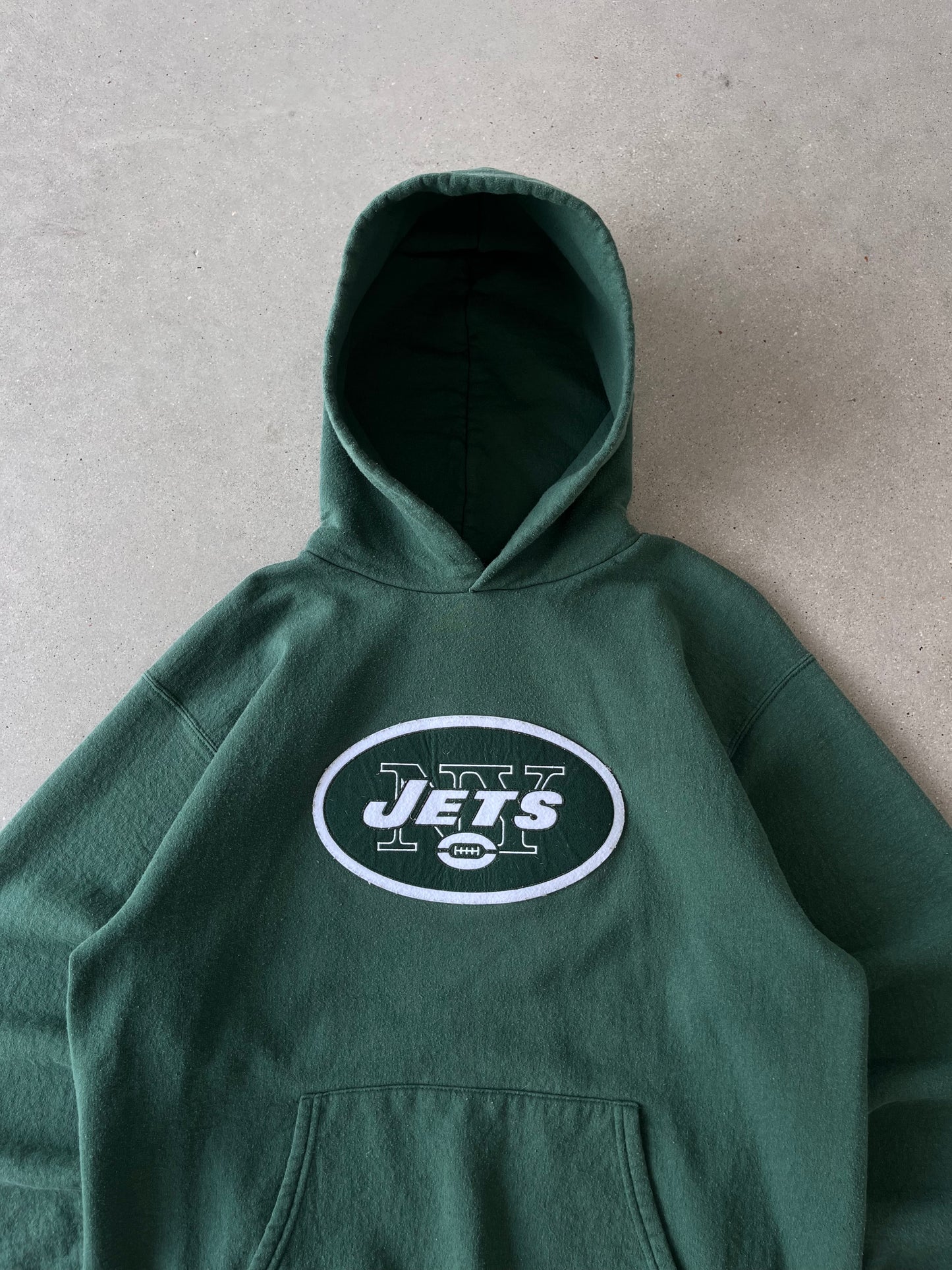 Vintage NY Jets NFL Hoodie - M