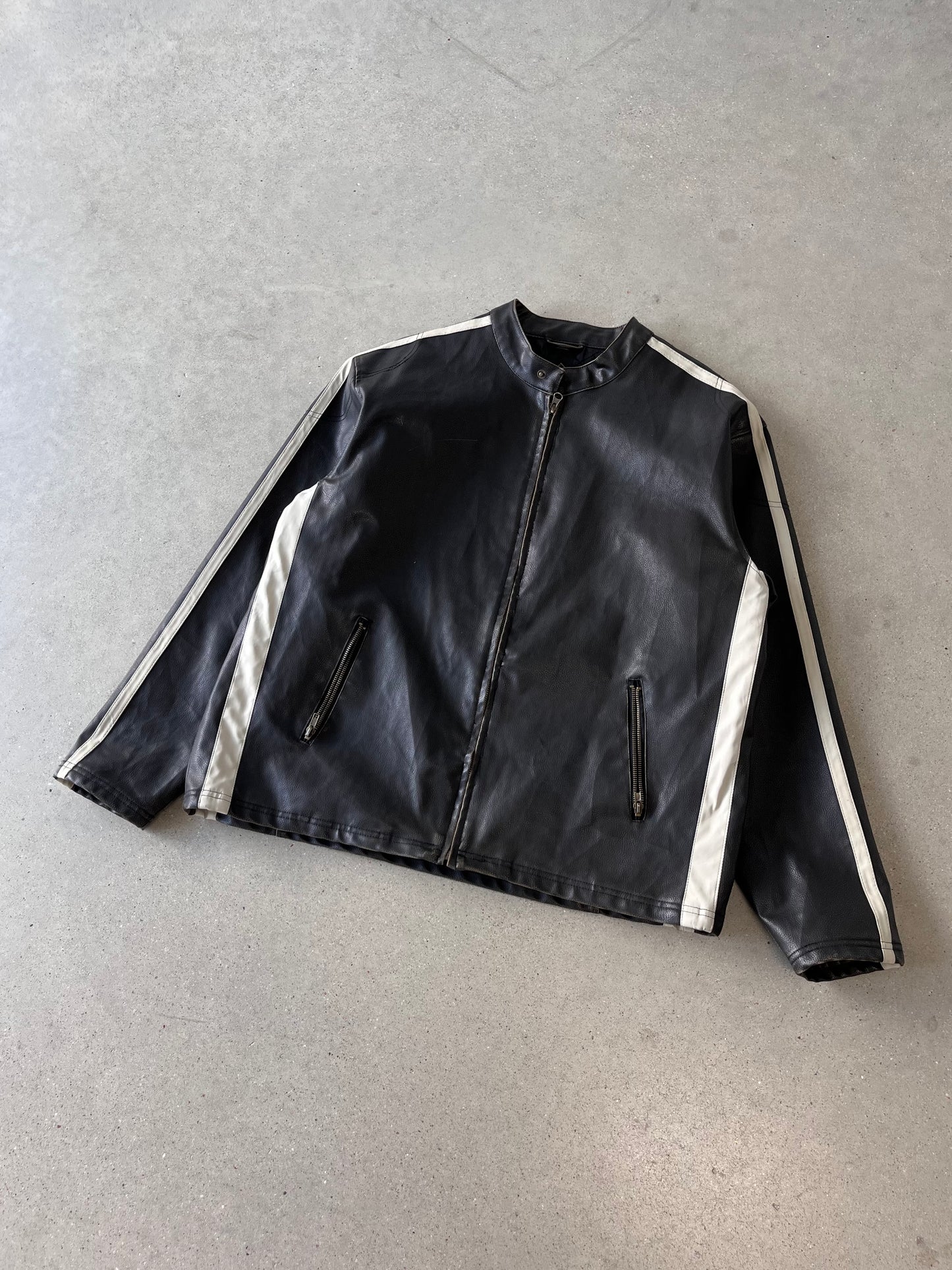 Vintage Steve & Barry's Leather Biker Jacket  - XL