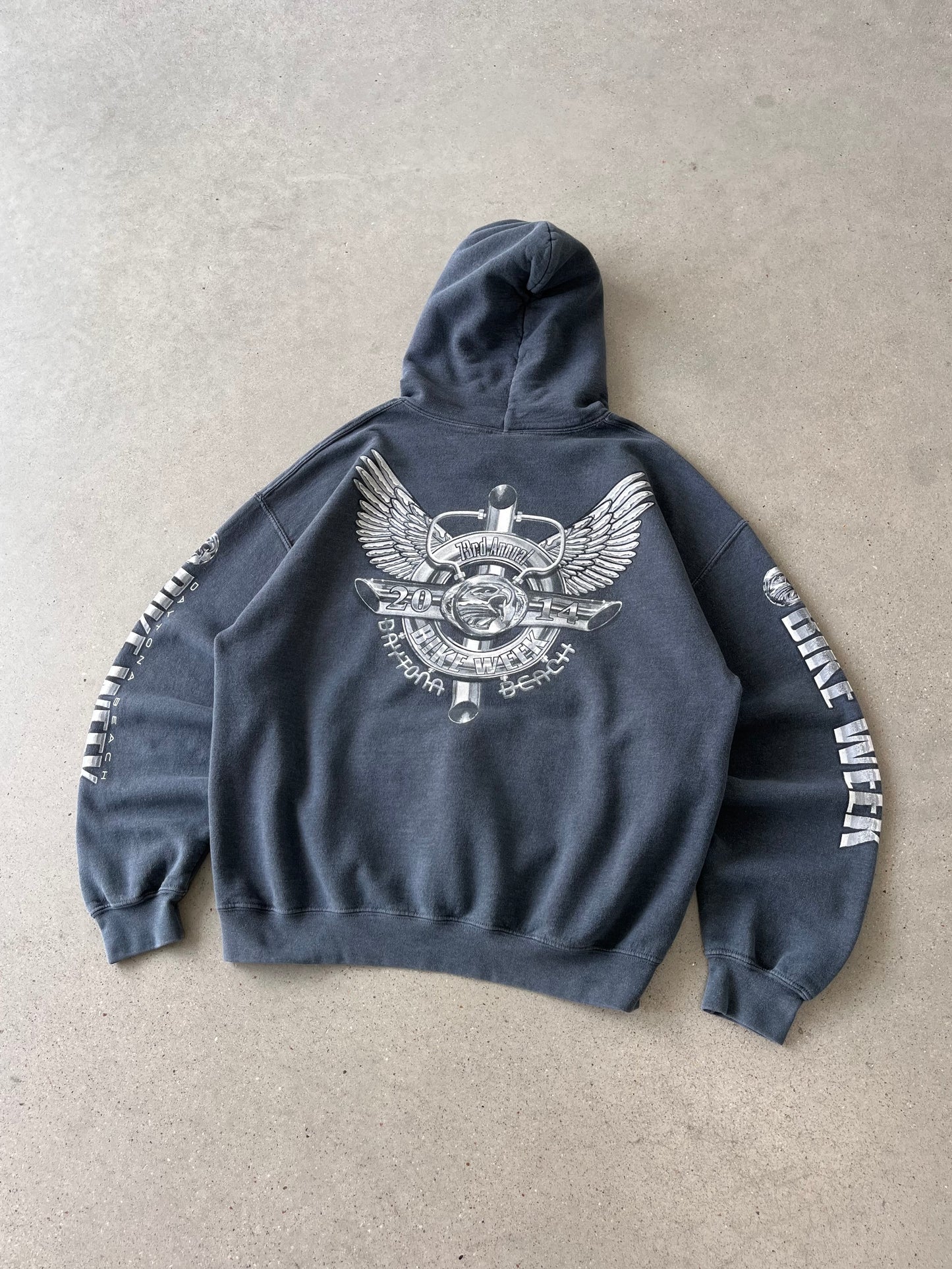 Vintage 2014 Daytona Bike Week Hoodie - L