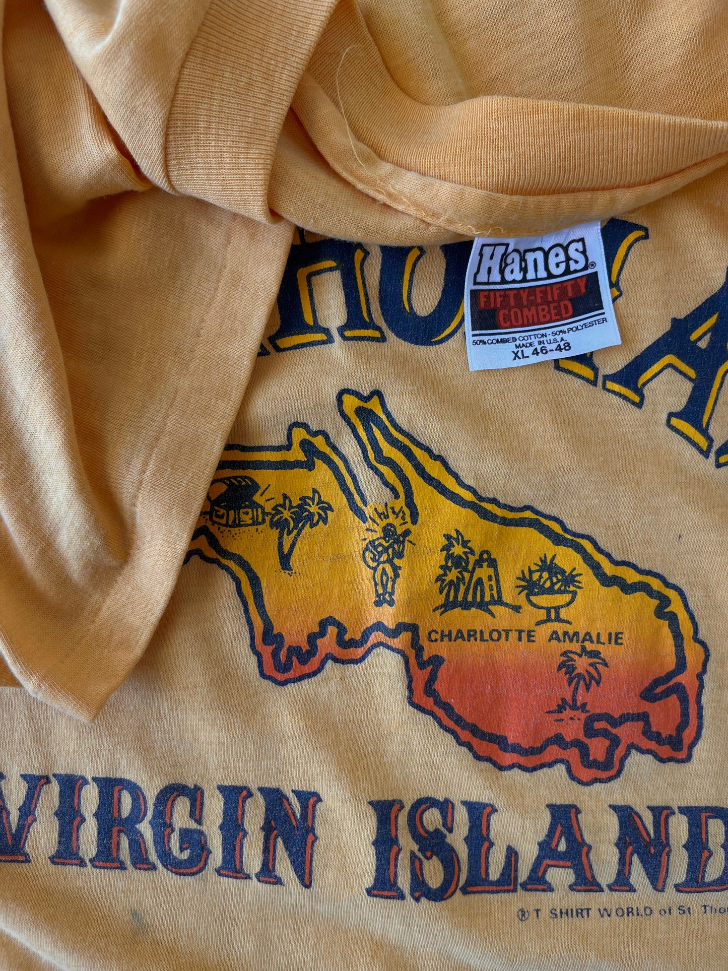 Vintage 80s Virgin Islands Tee - XL