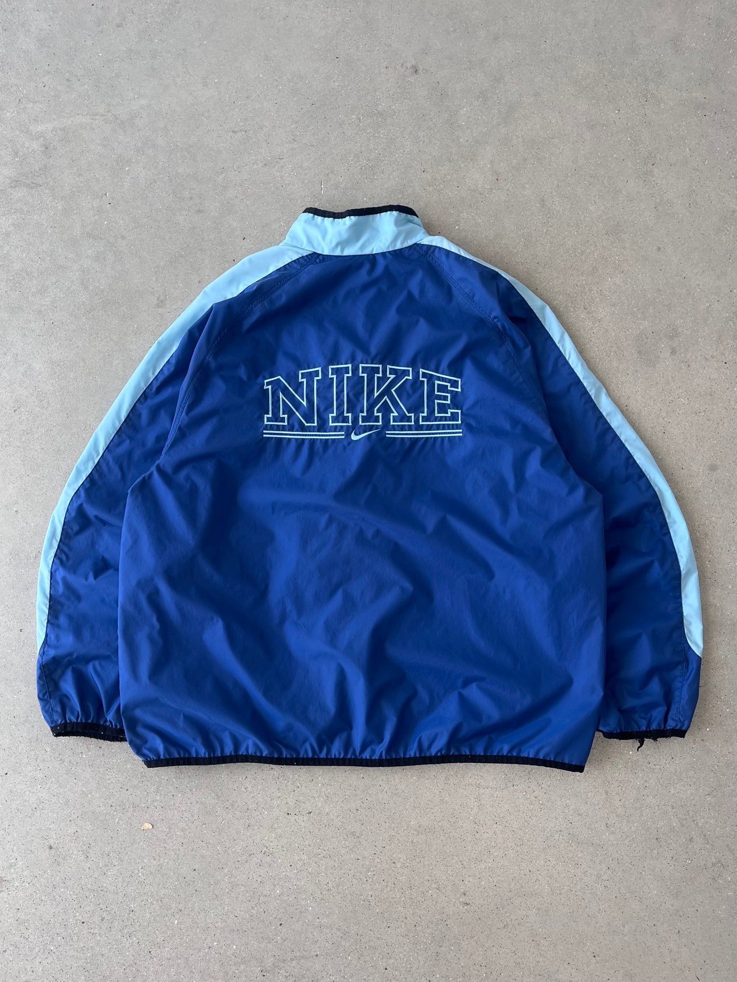 Vintage NIKE Spell-out Track Jacket - L