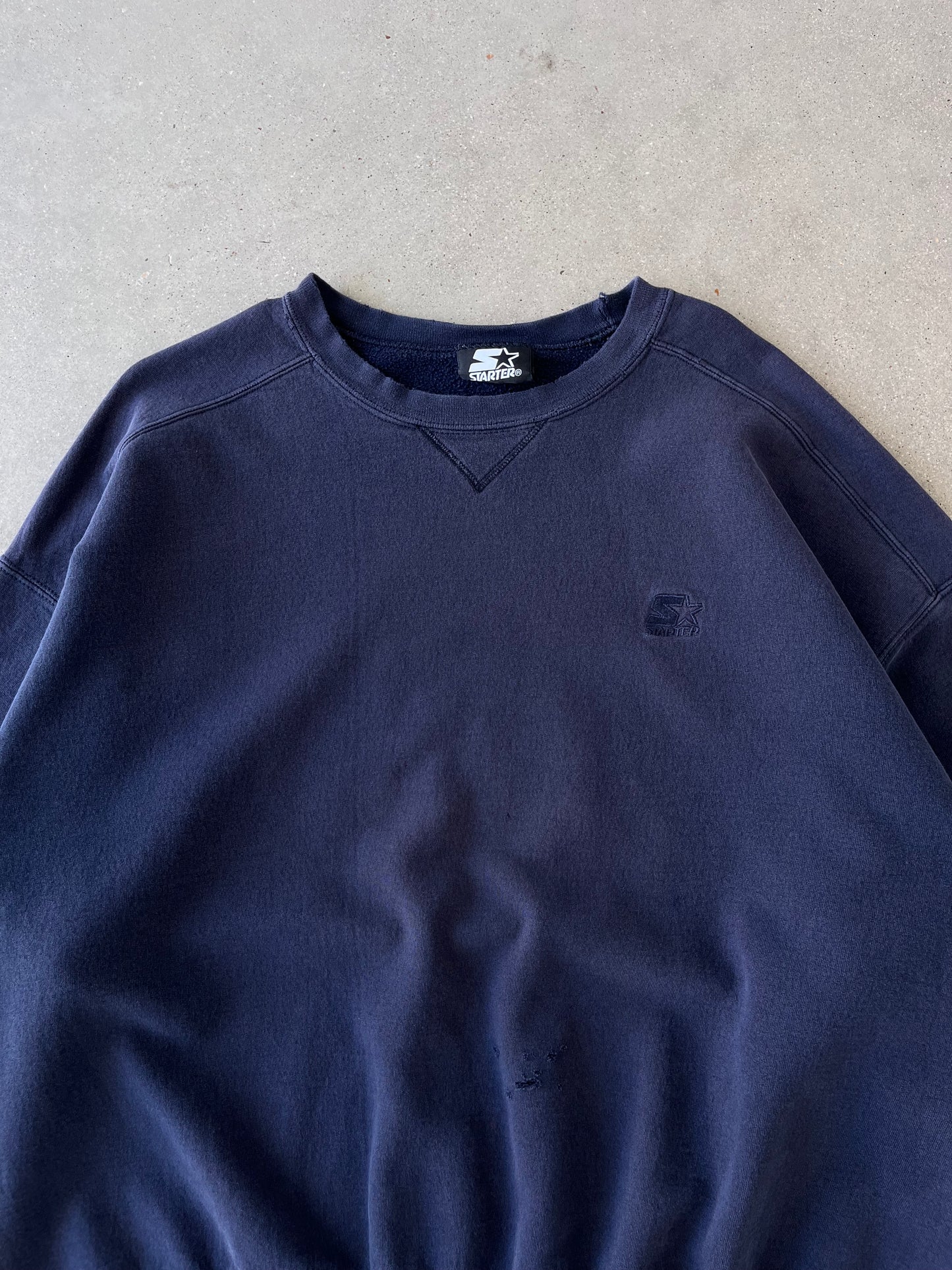 Vintage Starter Navy Crewneck - XL