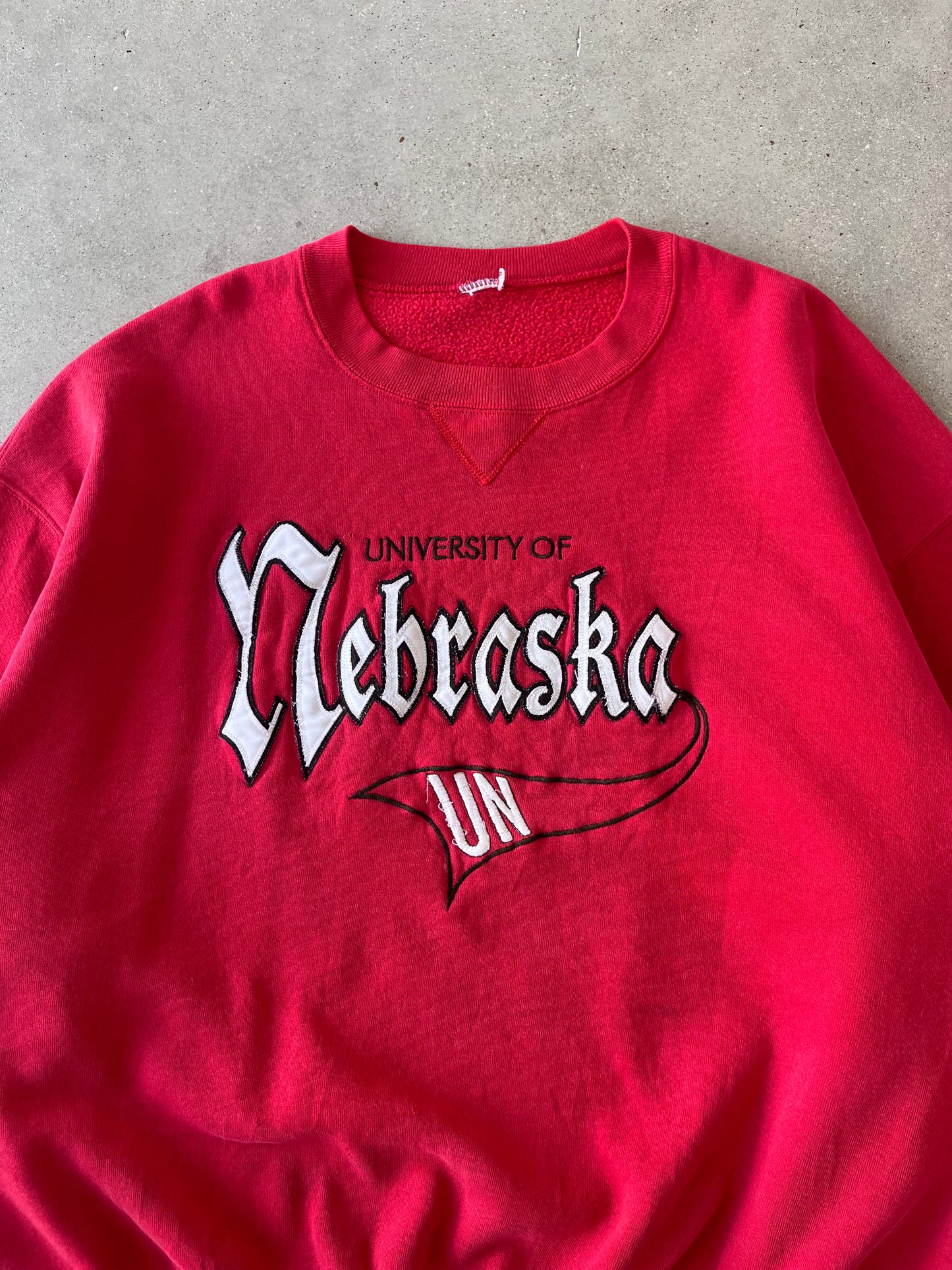 Vintage University of Nebraska Russell Athletic Crewneck - XL