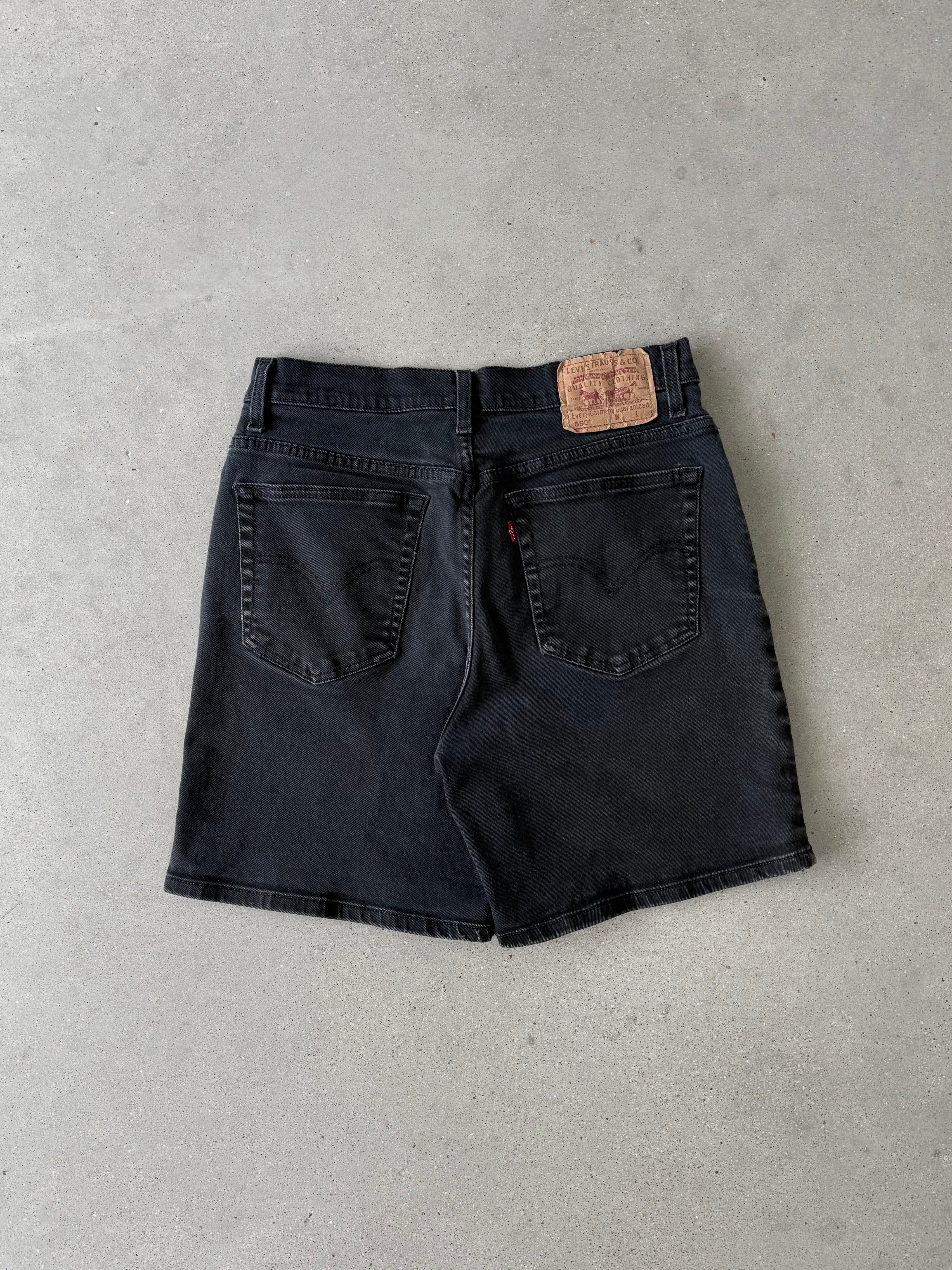 Vintage Women's Levi's 550 Black Jorts - 10