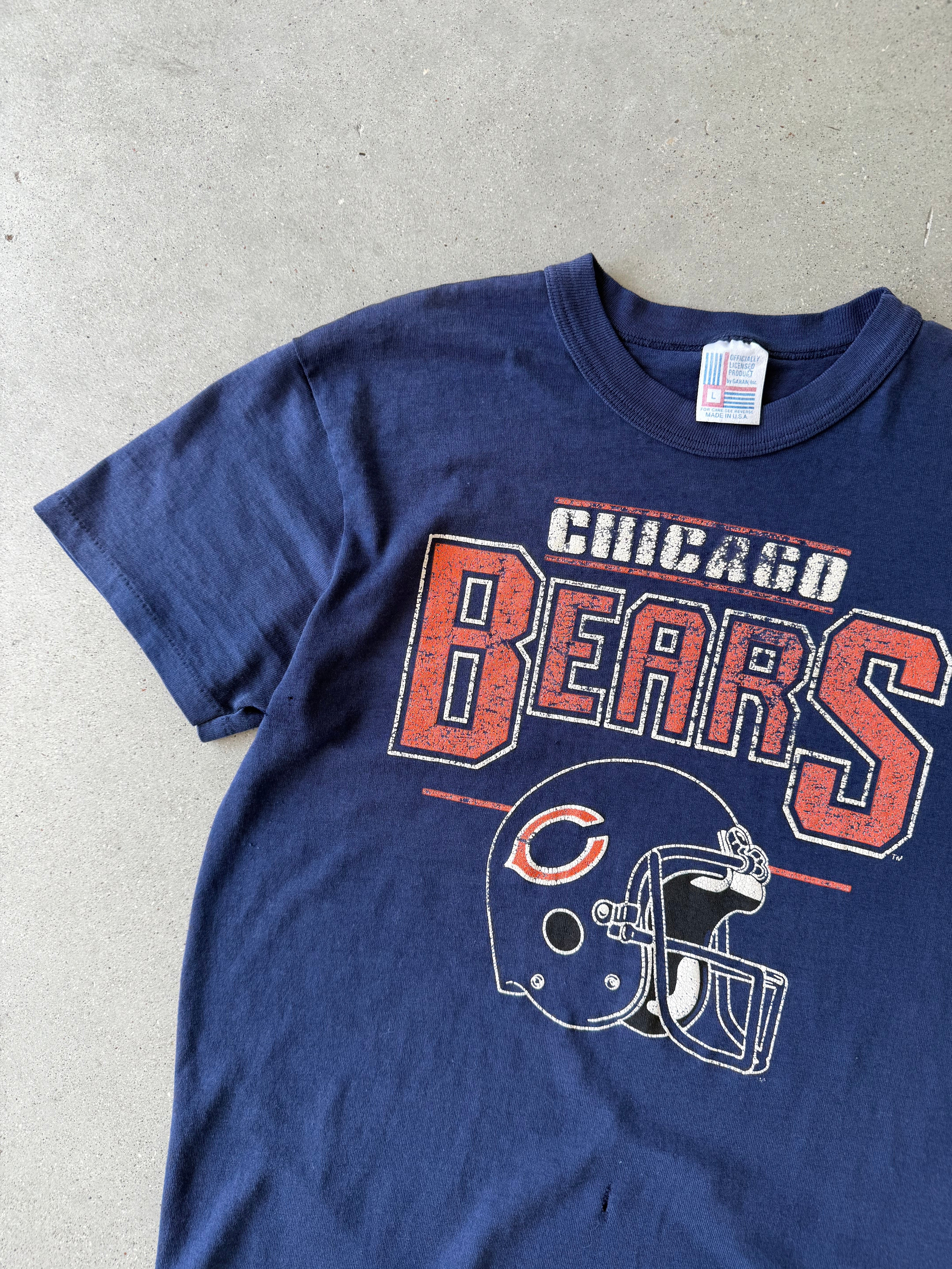Vintage 1980s Chicago Bears Paper-thin Tee - S