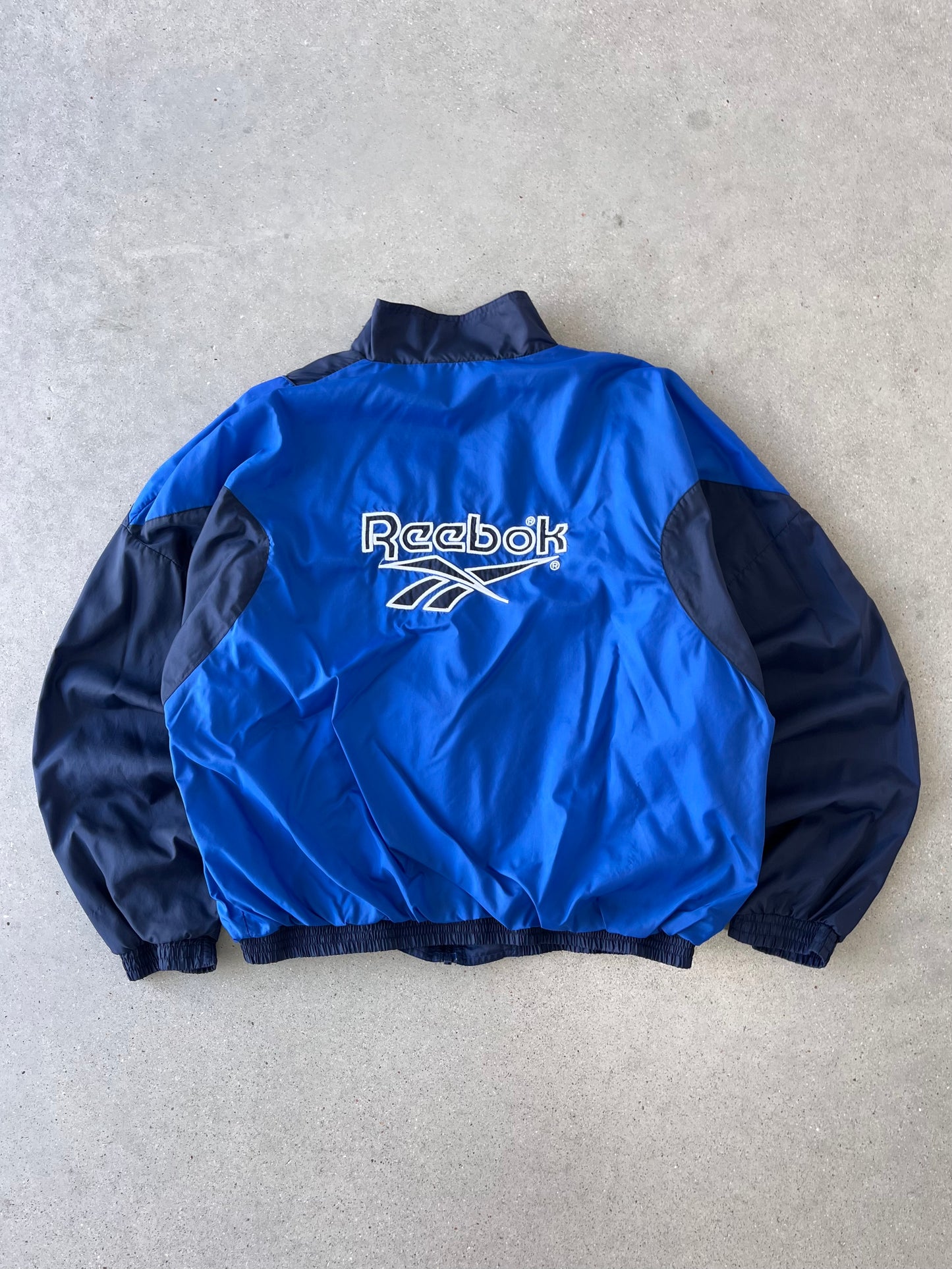 Vintage 90s Reebok Blue/Navy Windbreaker - XL