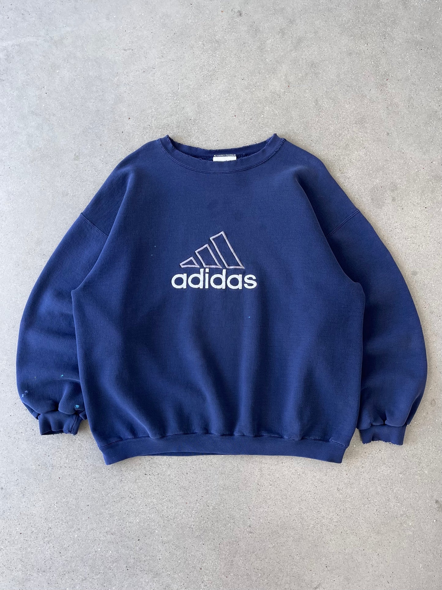 Vintage Adidas Distressed Crewneck - XL