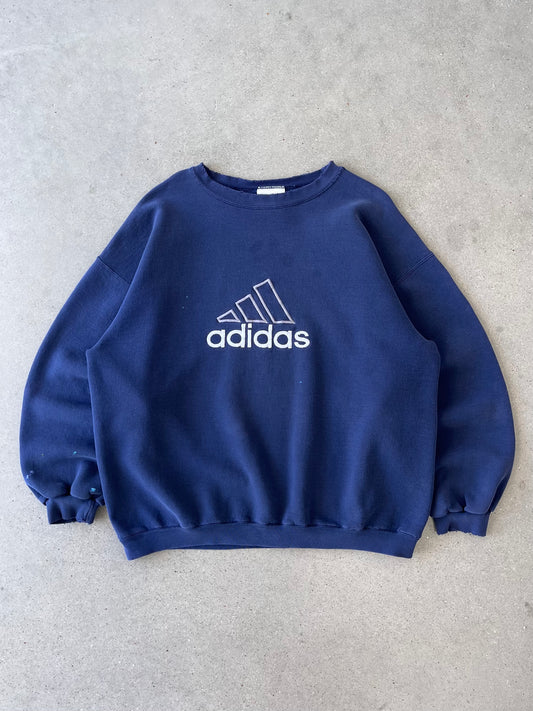 Vintage Adidas Distressed Crewneck - XL