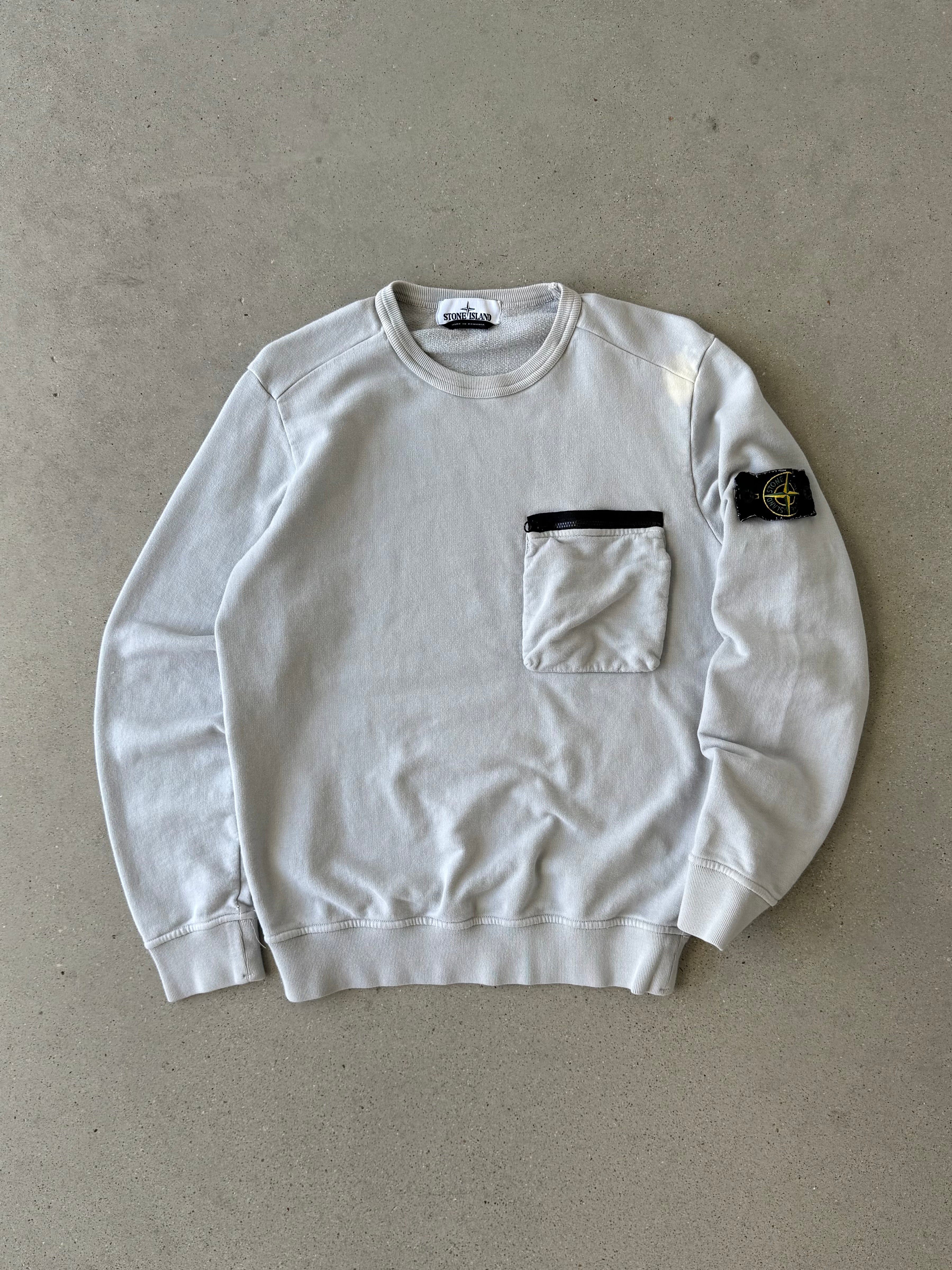 Vintage Stone Island Blue Sage Crewneck - M