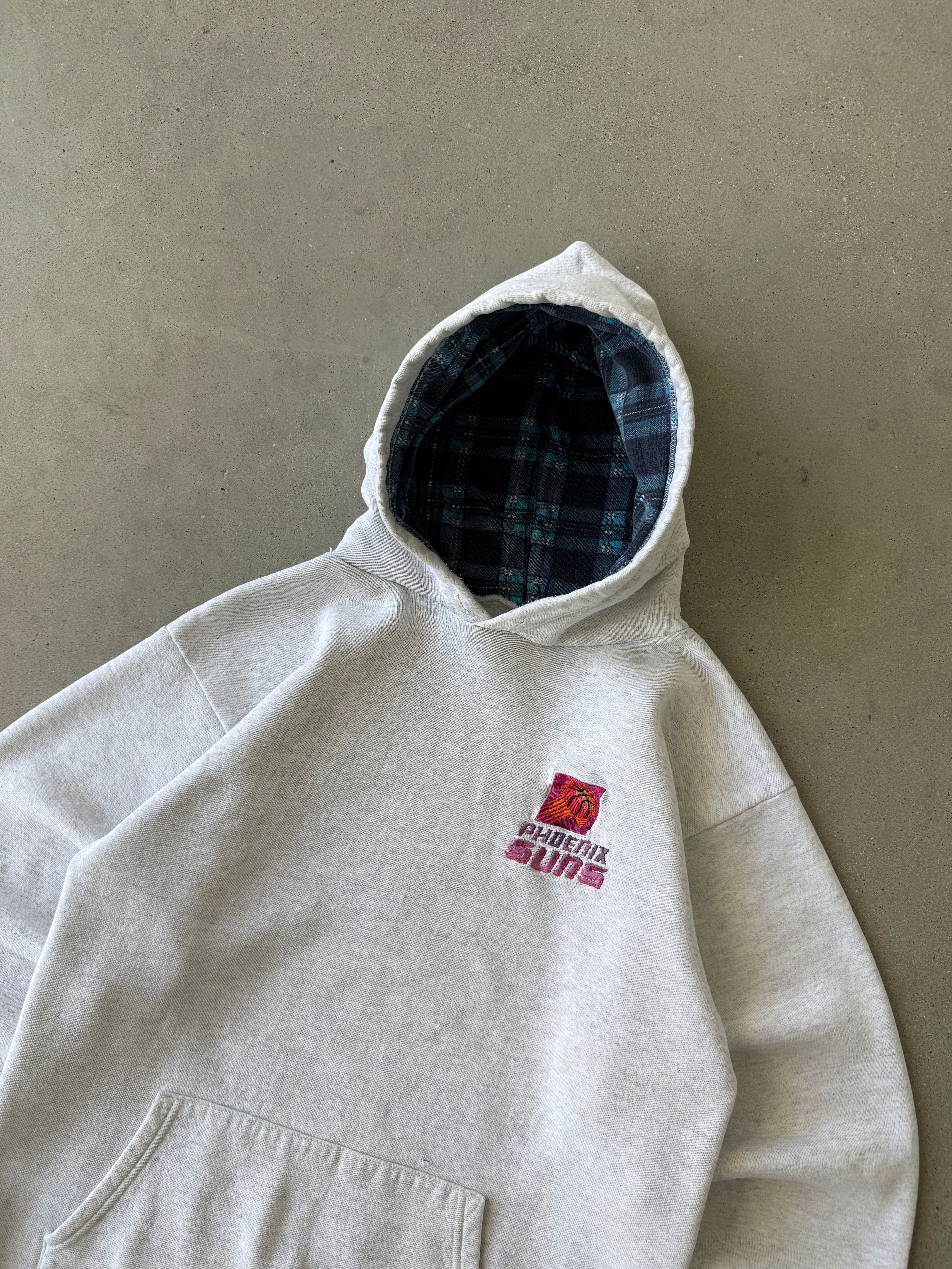 Vintage Phoenix Suns Gray Hoodie   - L