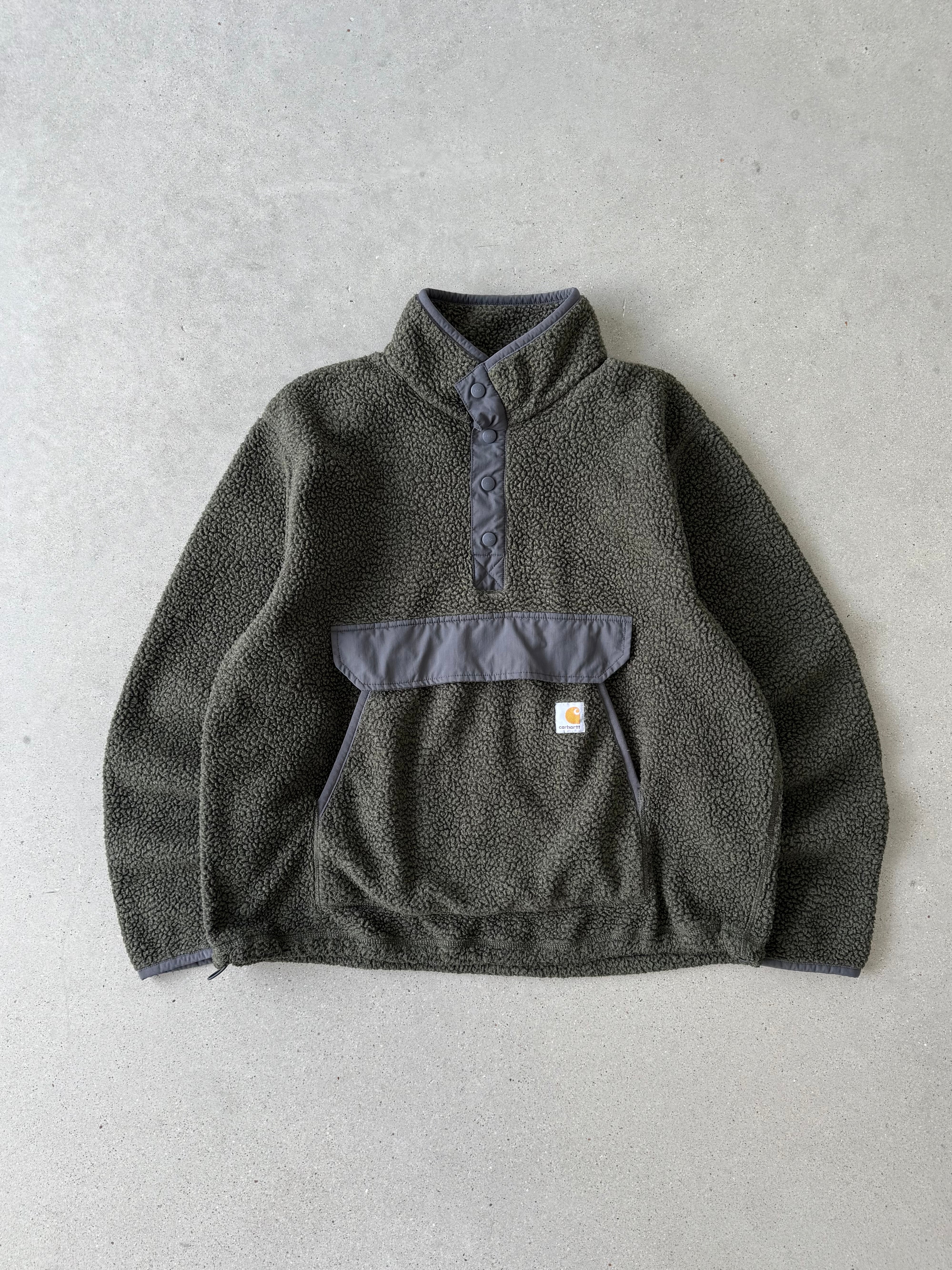 Vintage Carhartt Deep-Pile Fleece Jacket - L