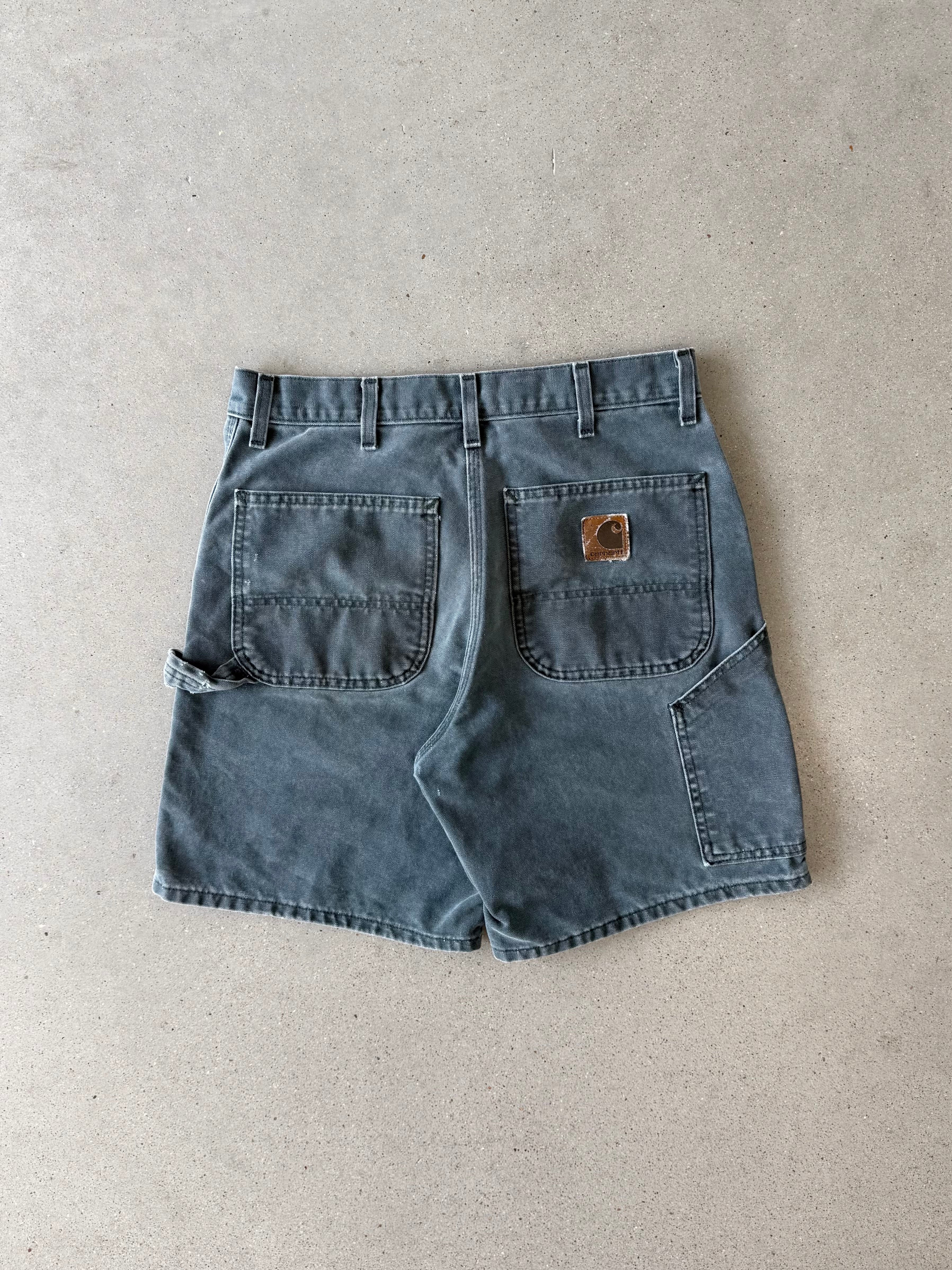 Vintage Carhartt Teal Carpenter Shorts - 30