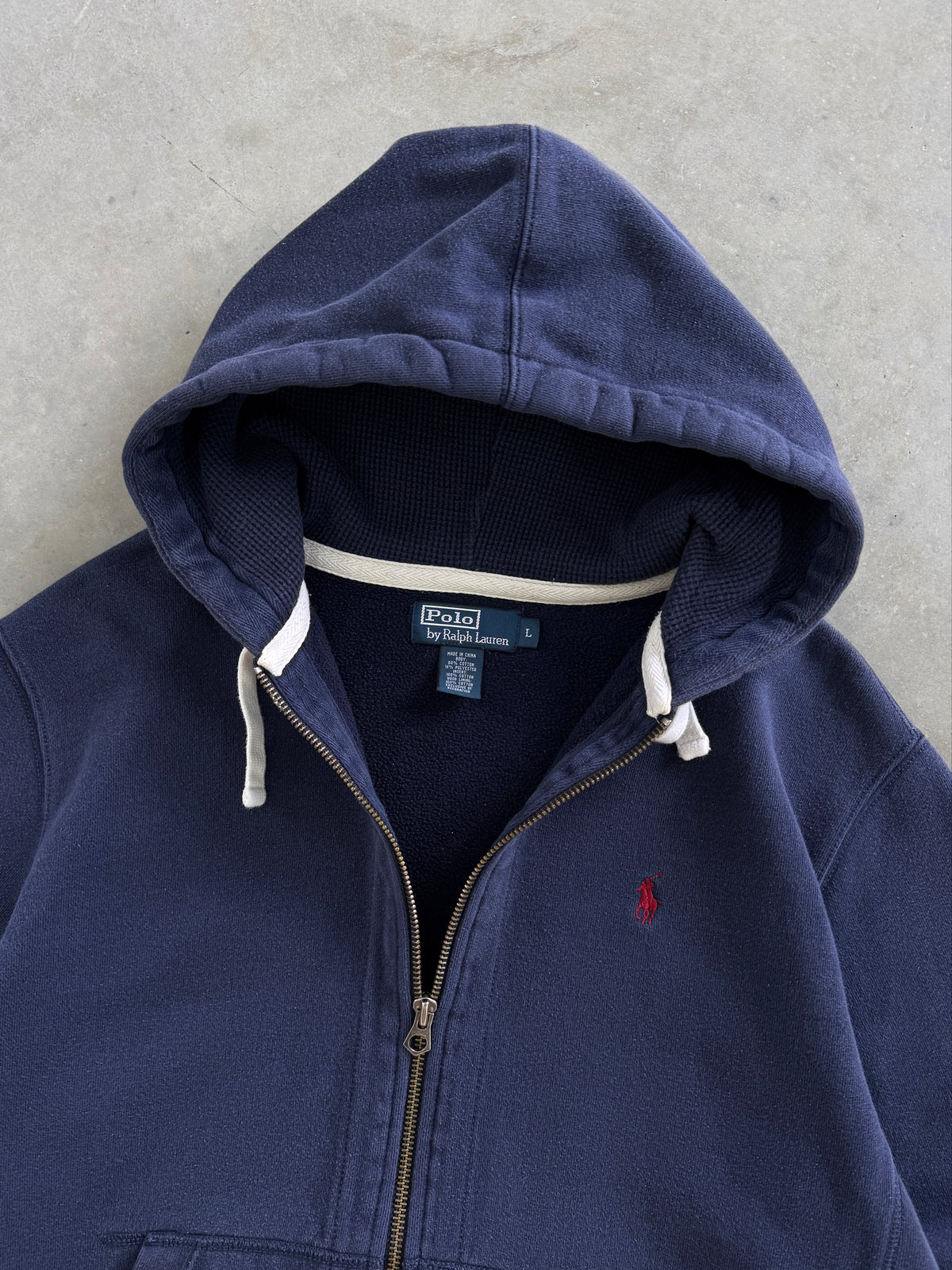 Vintage 2000s Polo Ralph Lauren Zip-up Hoodie (L)