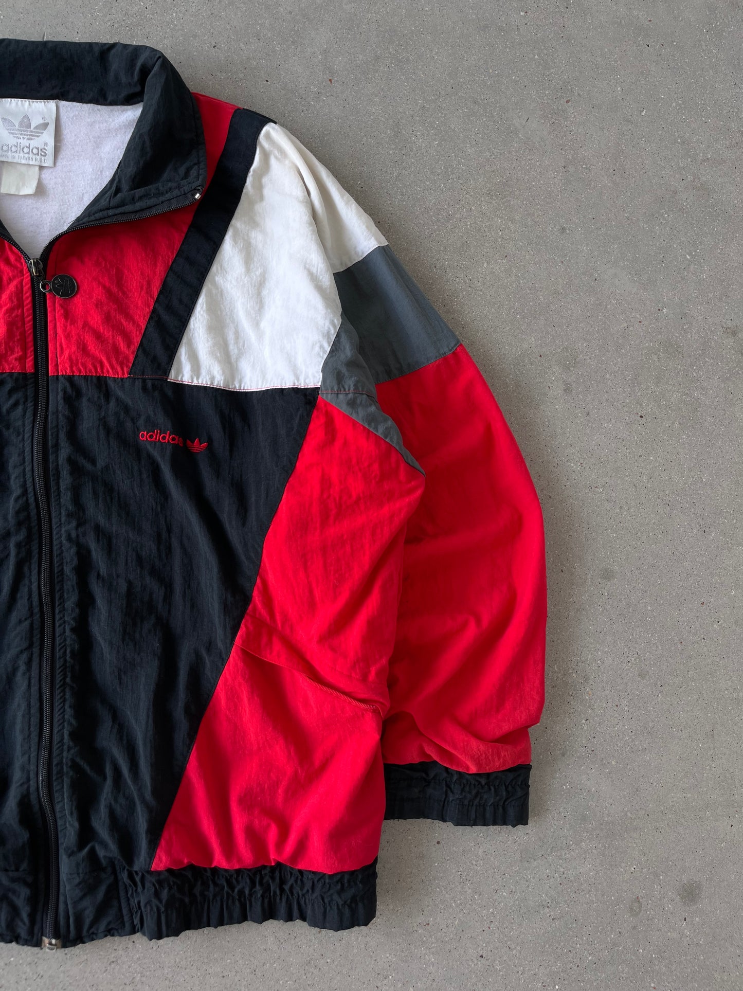 Vintage 90s Adidas Retro Windbreaker - L